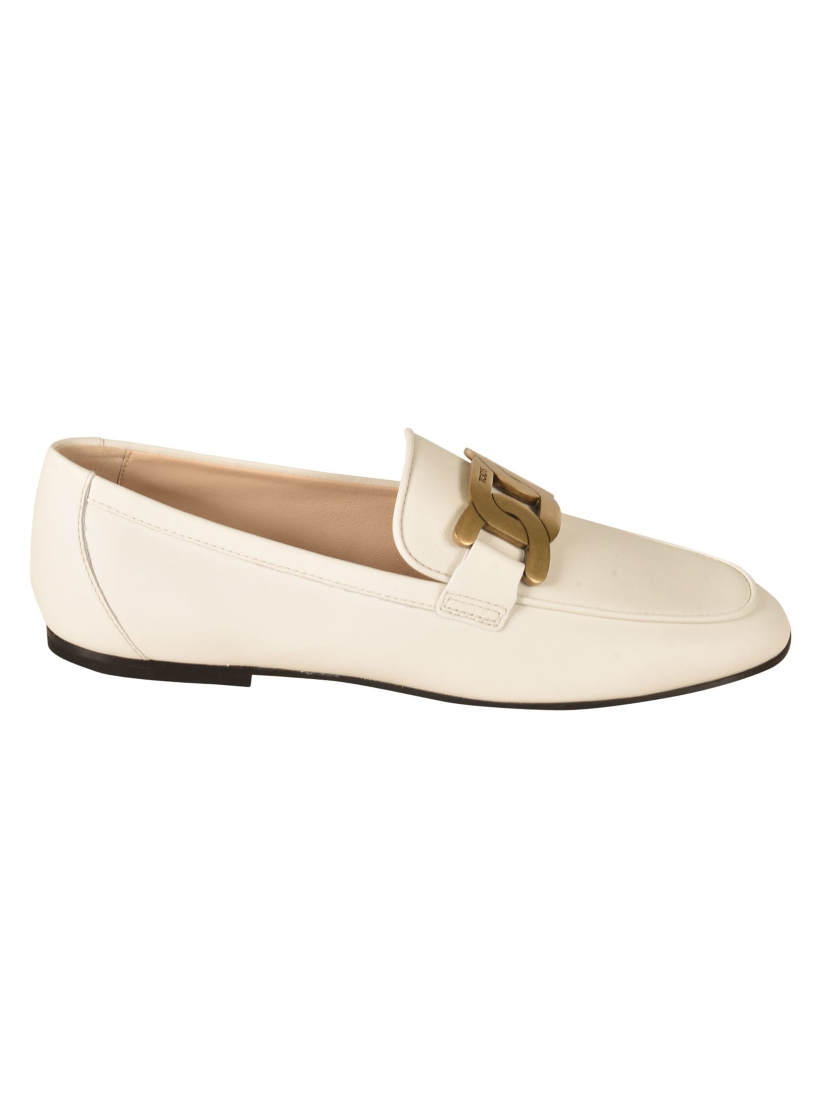 Tod's Catena Anello Loafers In White