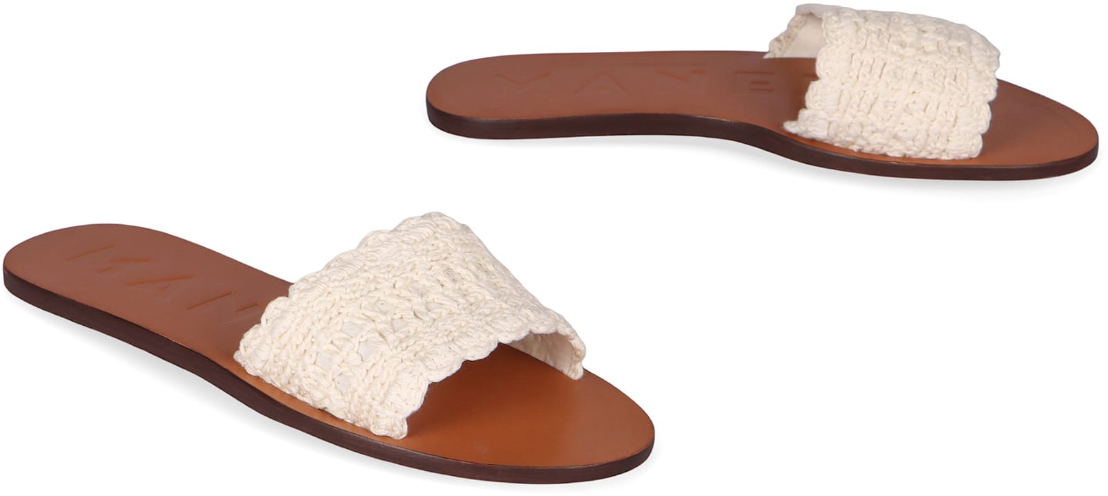 Manebi Manebí Flat Sandals In White