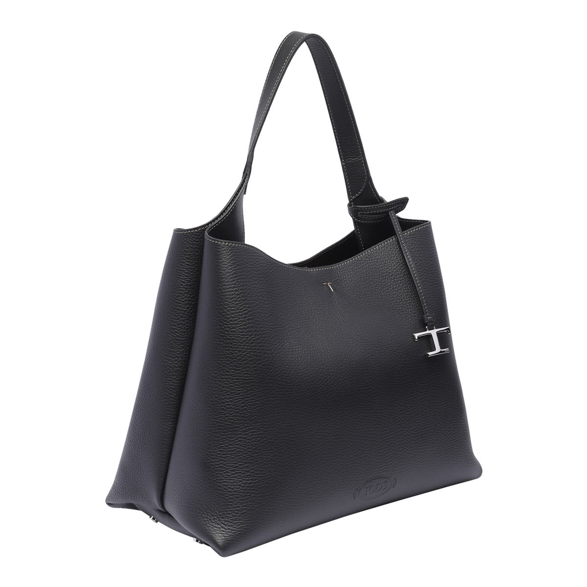Shop Tod's Medium Tods Bag In Black
