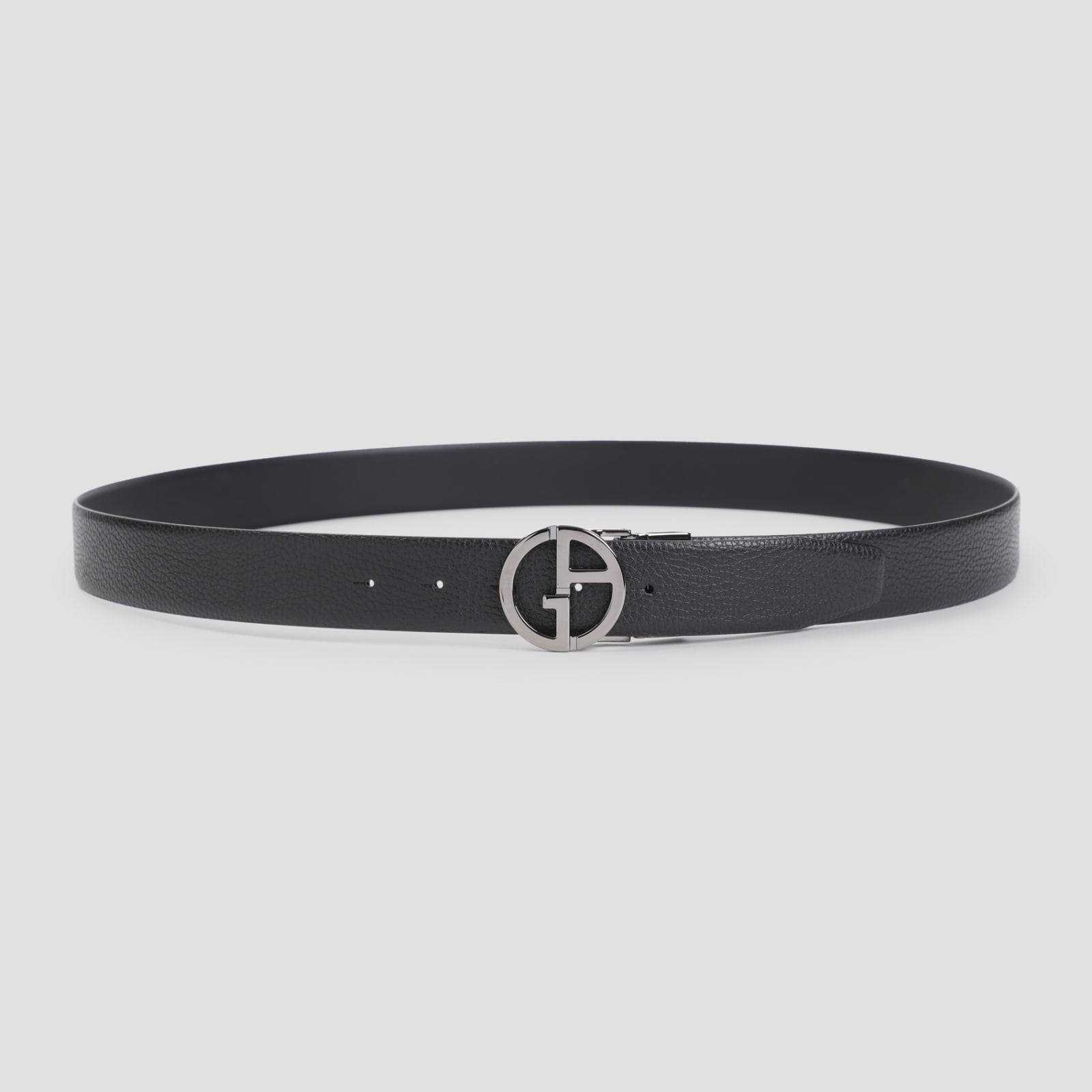 Shop Giorgio Armani Belt In Nero Nero