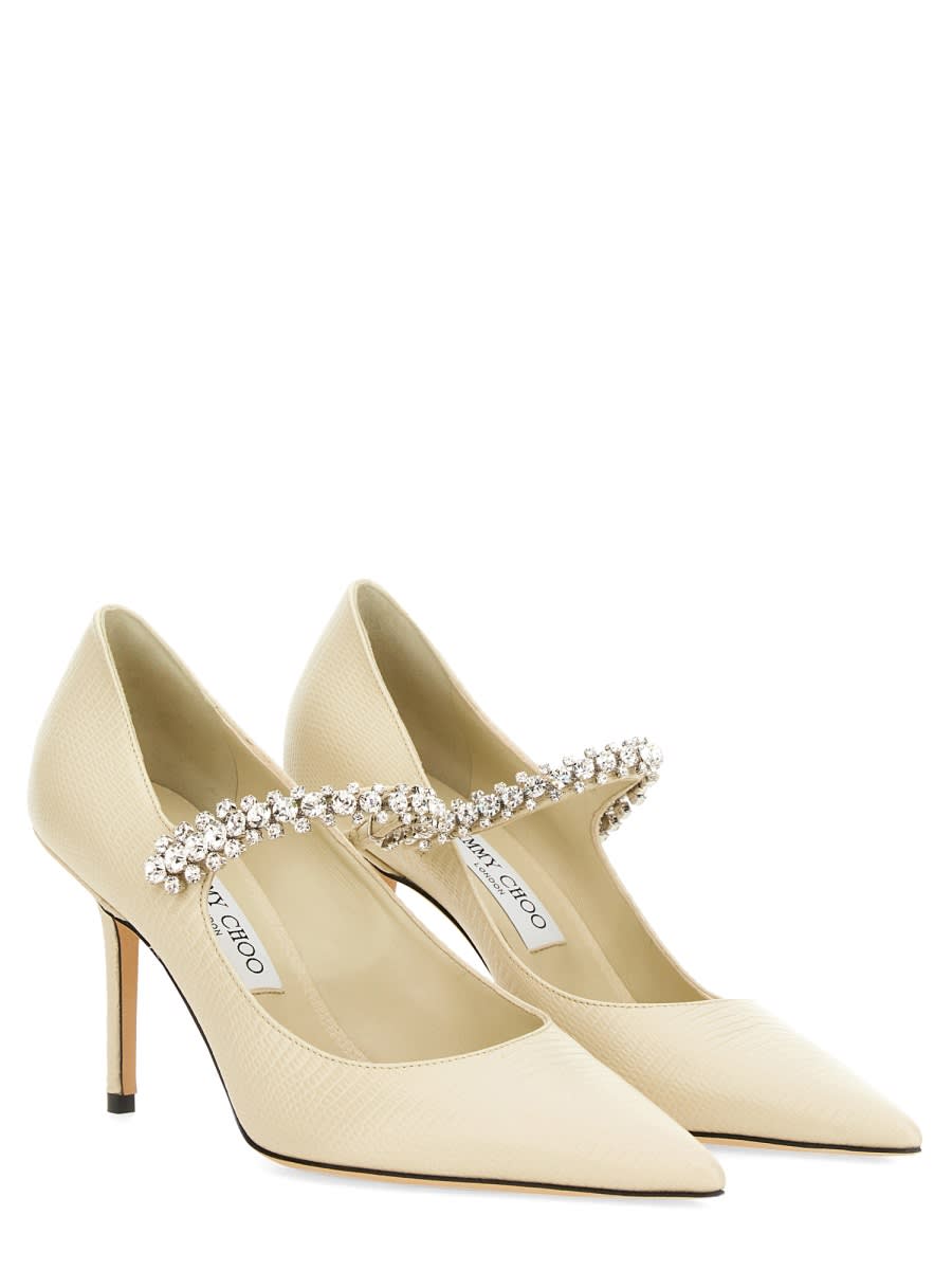 Shop Jimmy Choo Pump Bing 85 In Ivory