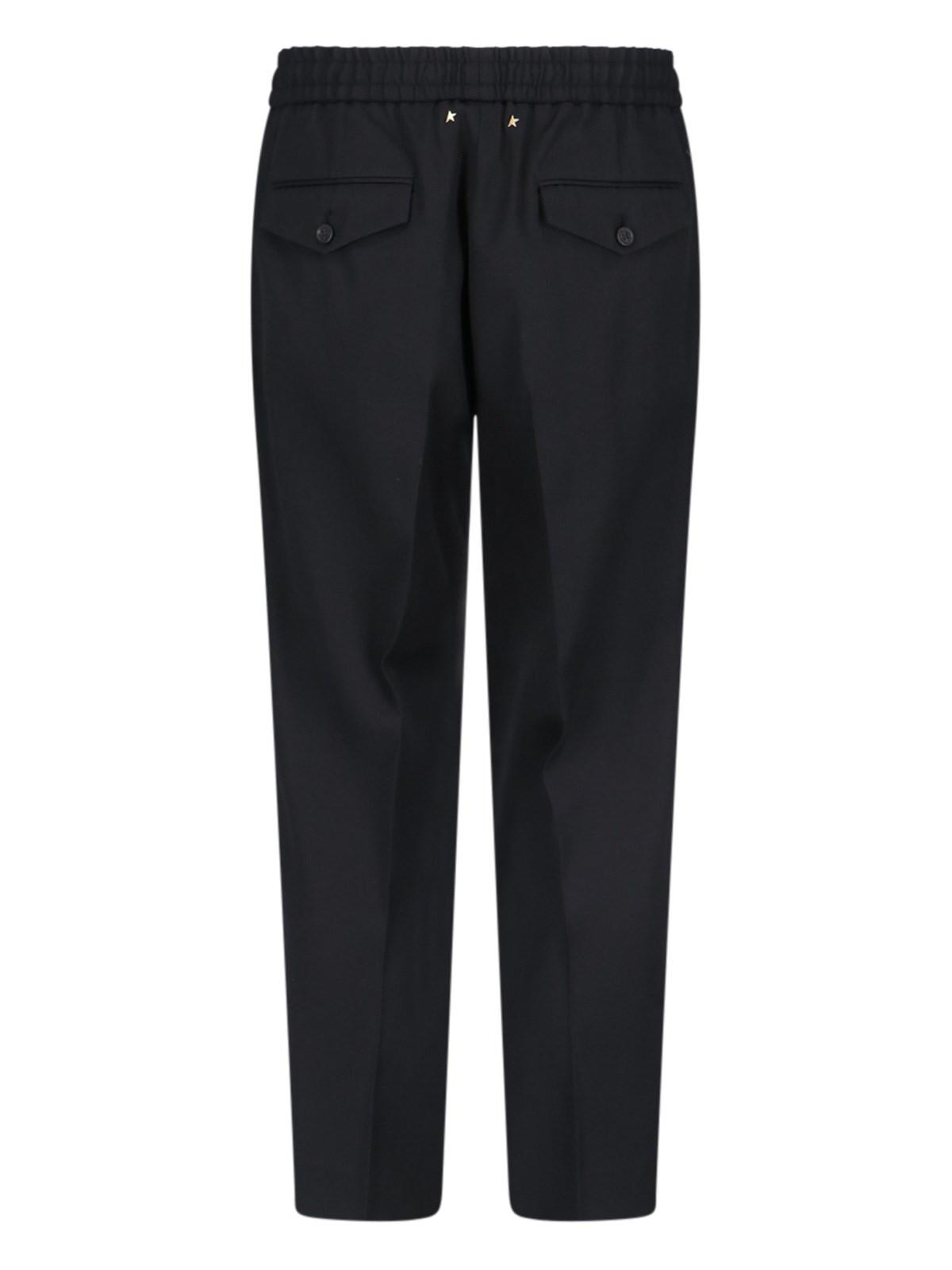 Shop Golden Goose Straight Pants In Black