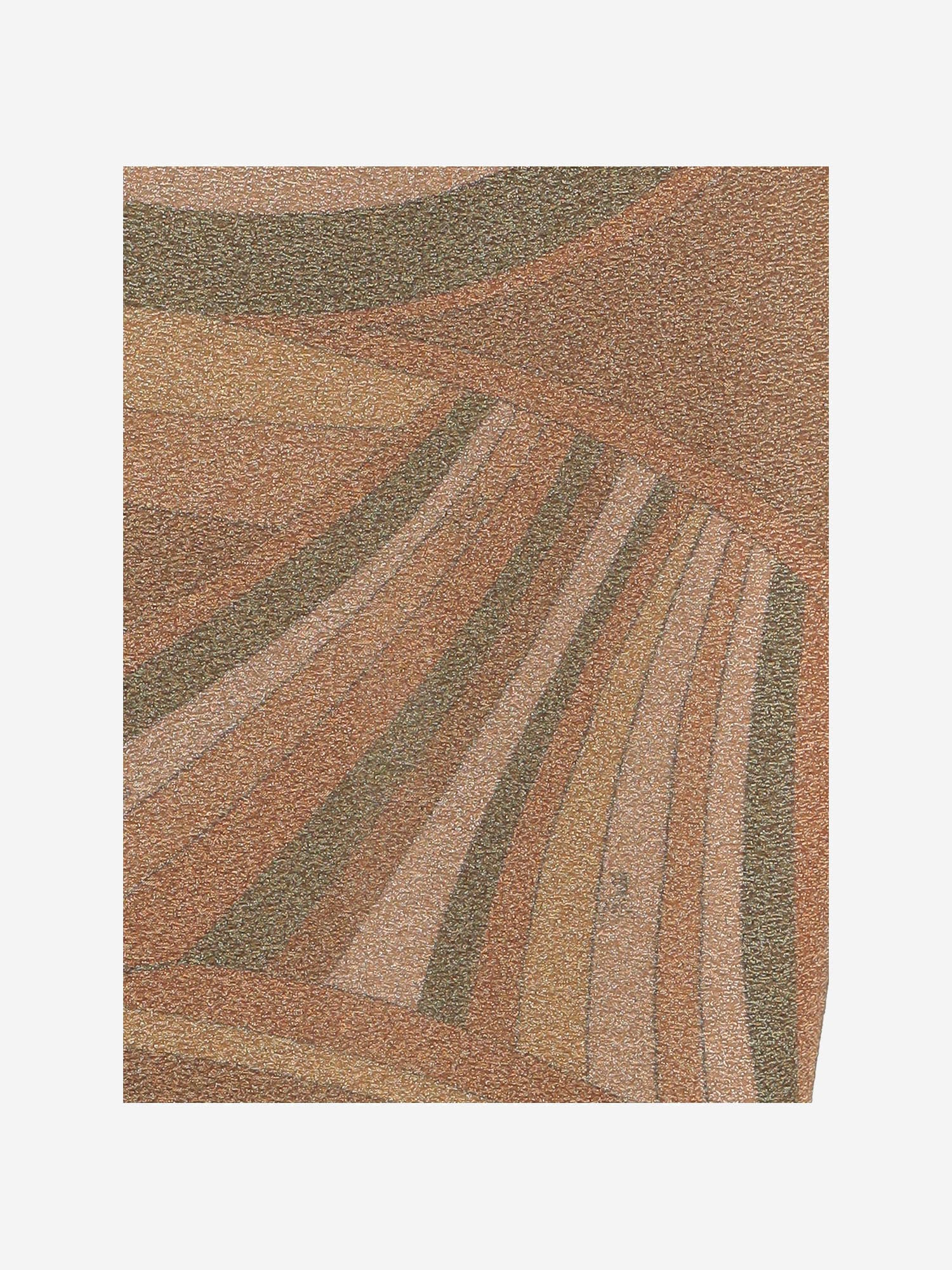 Pucci Stretch Nylon Skirt With Iris Print In Brown