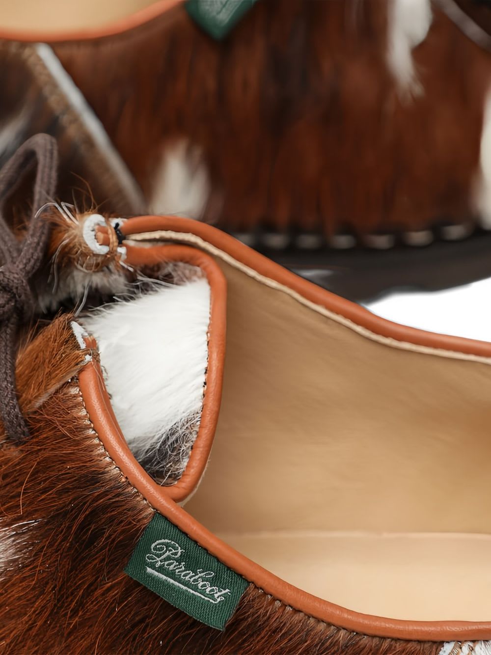 Paraboot Michael Derby Shoes In Pony Hair In Brown