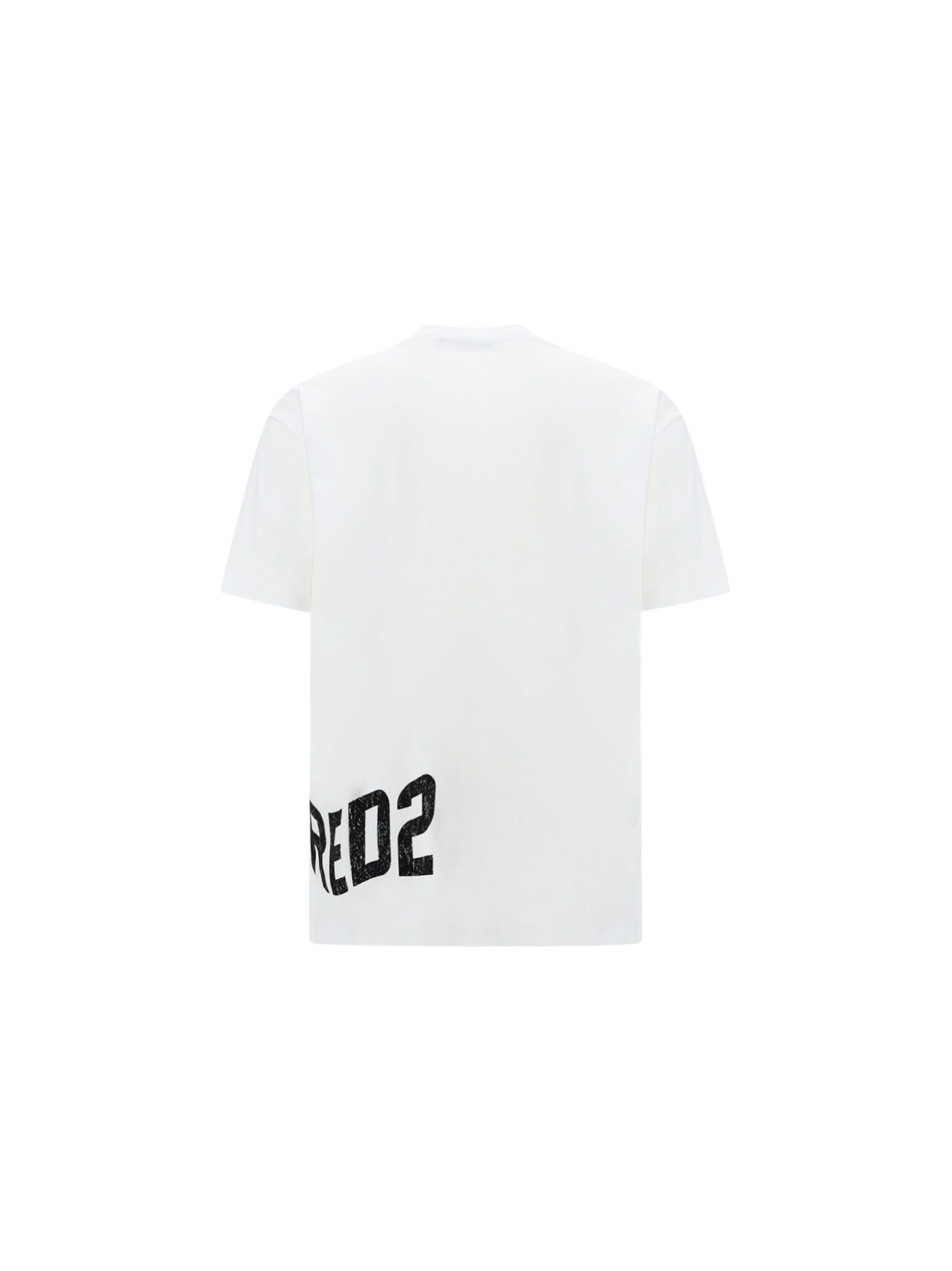 Shop Dsquared2 T-shirt In White