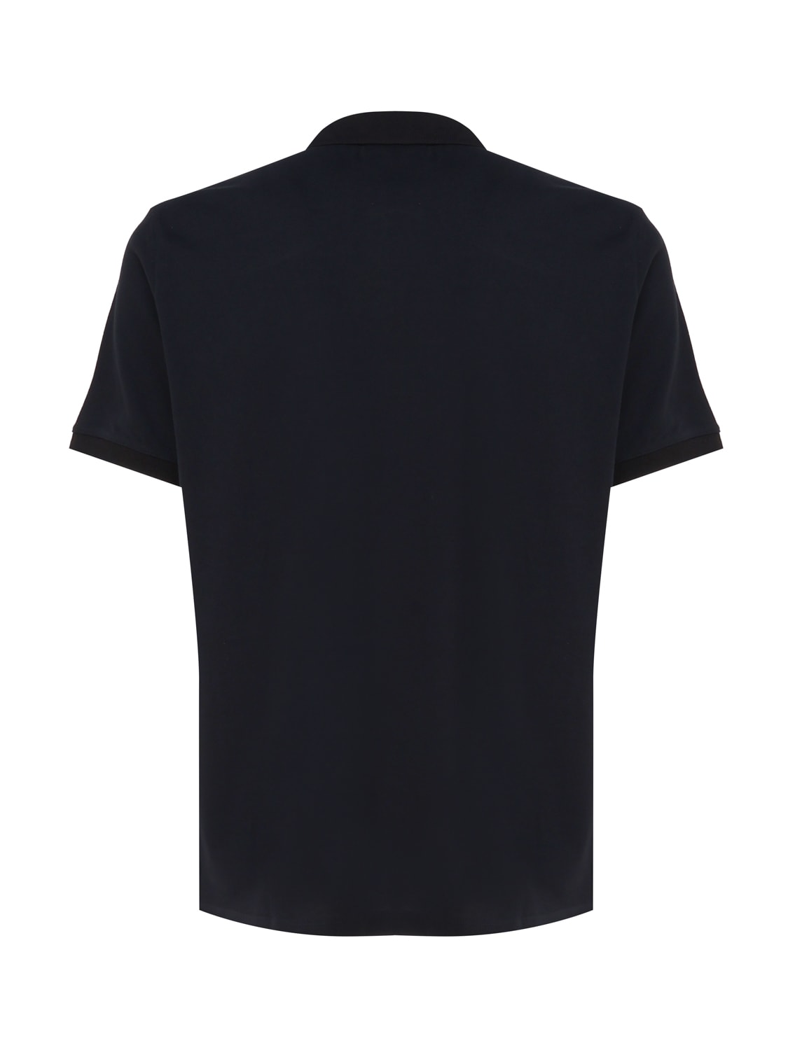 Shop Emporio Armani Polo T-shirt In Cotton In Blu Navy