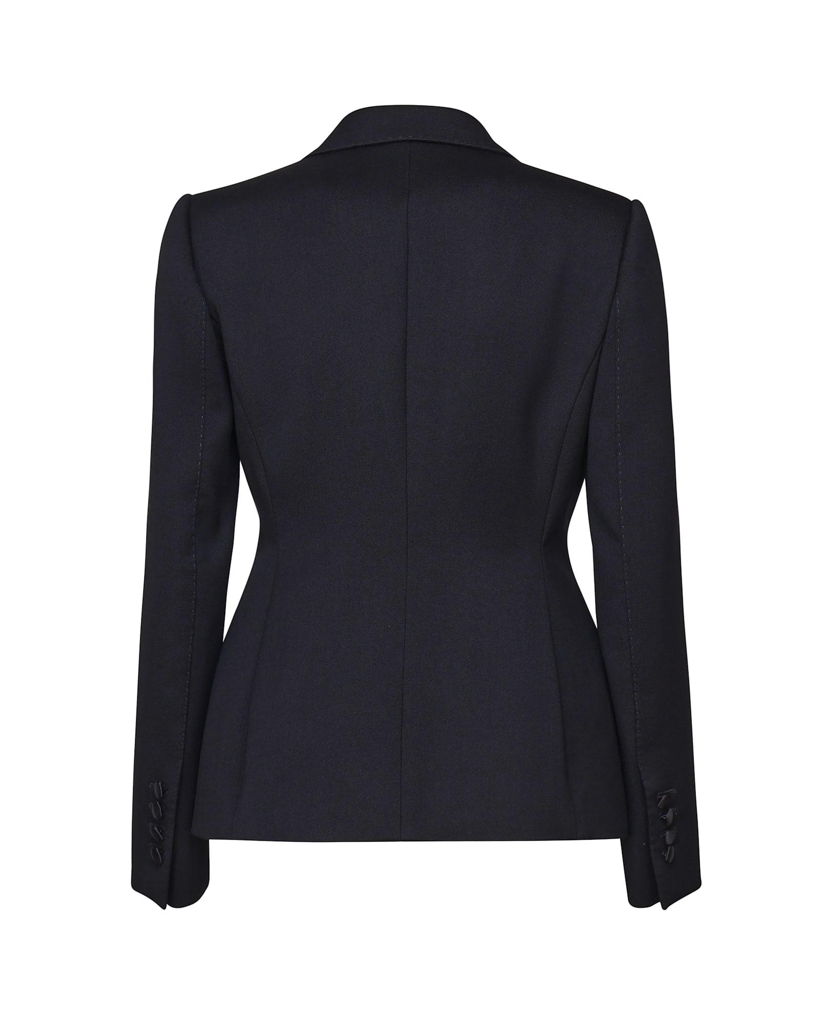 Shop Dolce & Gabbana Double-breasted Tuxedo Jacket In Black