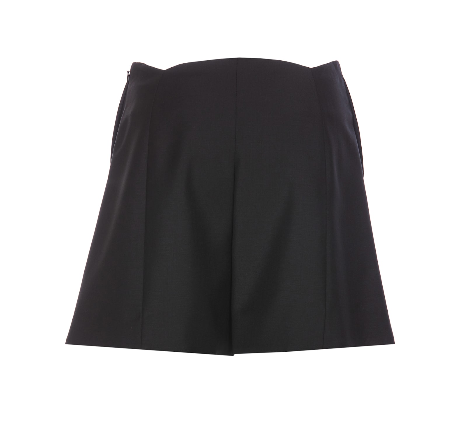 Givenchy Shorts In Wool And Mohair With Buttons In Black
