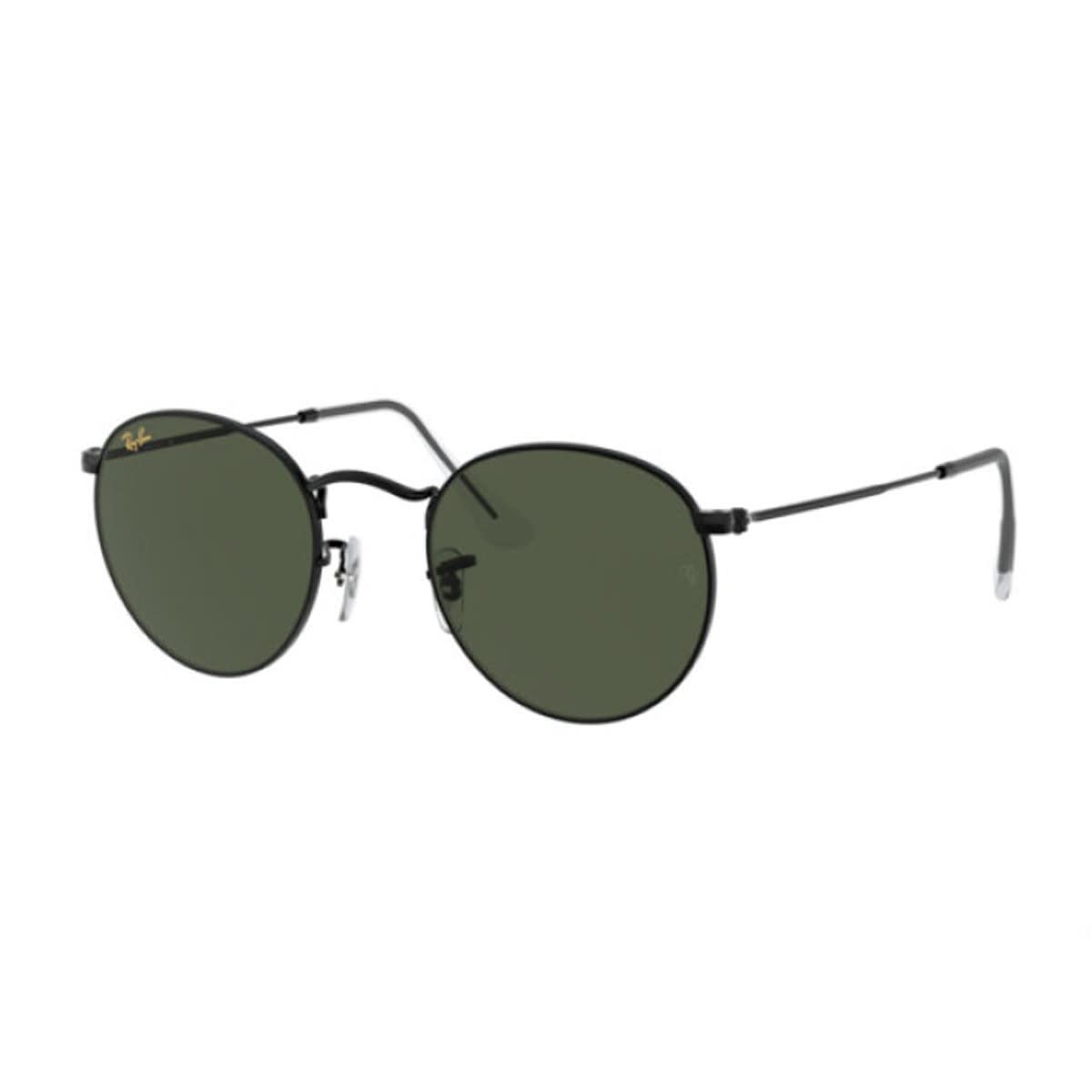 Ray Ban Round Metal Rb3447 Sunglasses In Nero