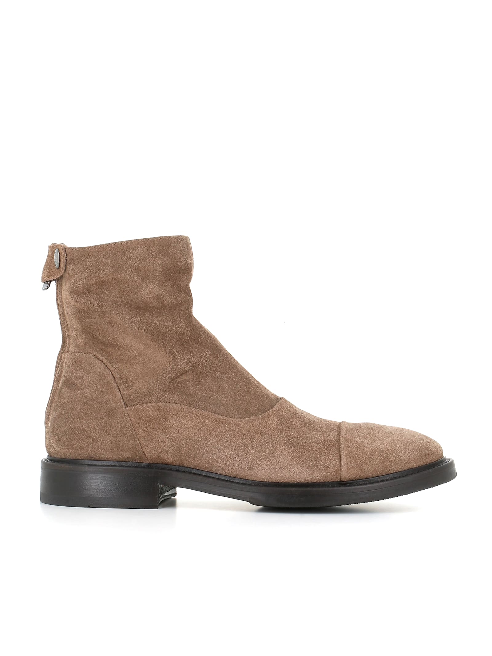 Shop Alberto Fasciani Ankle Boot Gabriel 10023 In Beige