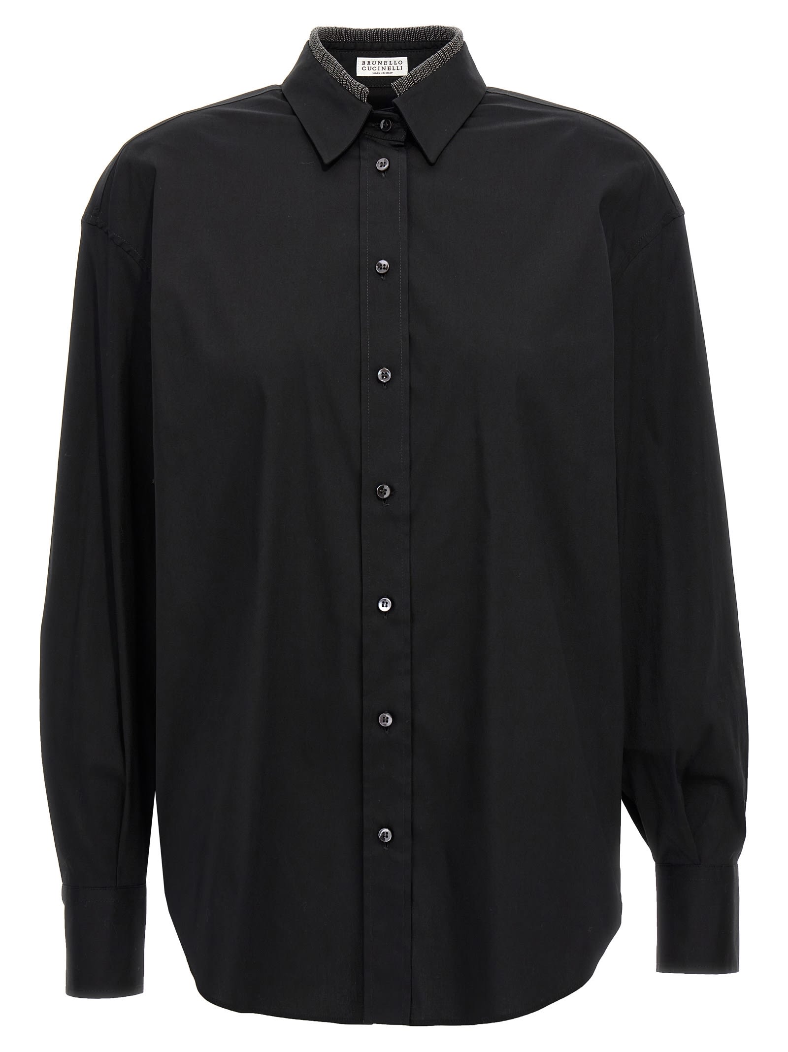 Shop Brunello Cucinelli Monile Shirt In Black