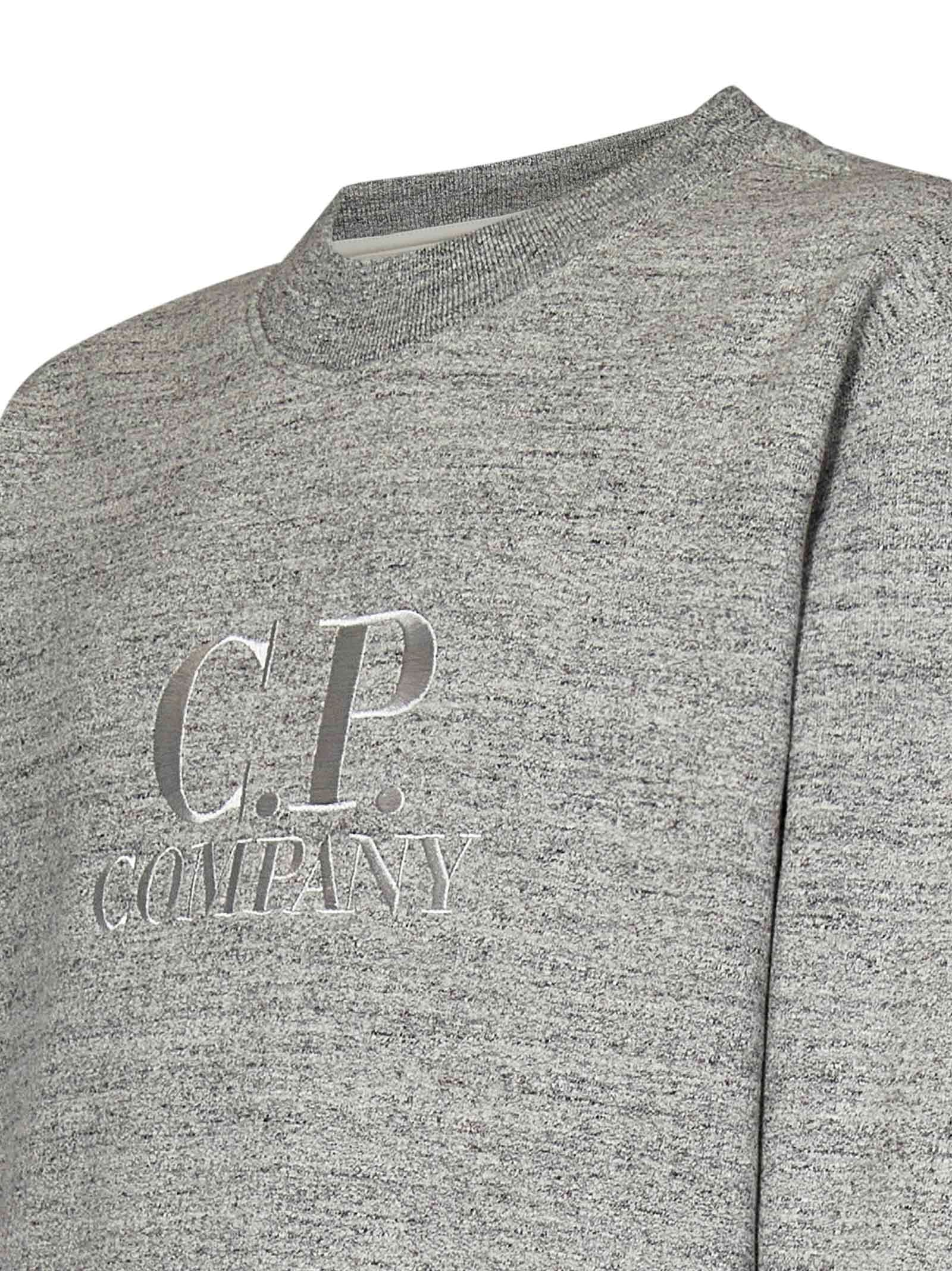 Shop C.p. Company Sweatshirt In Grey