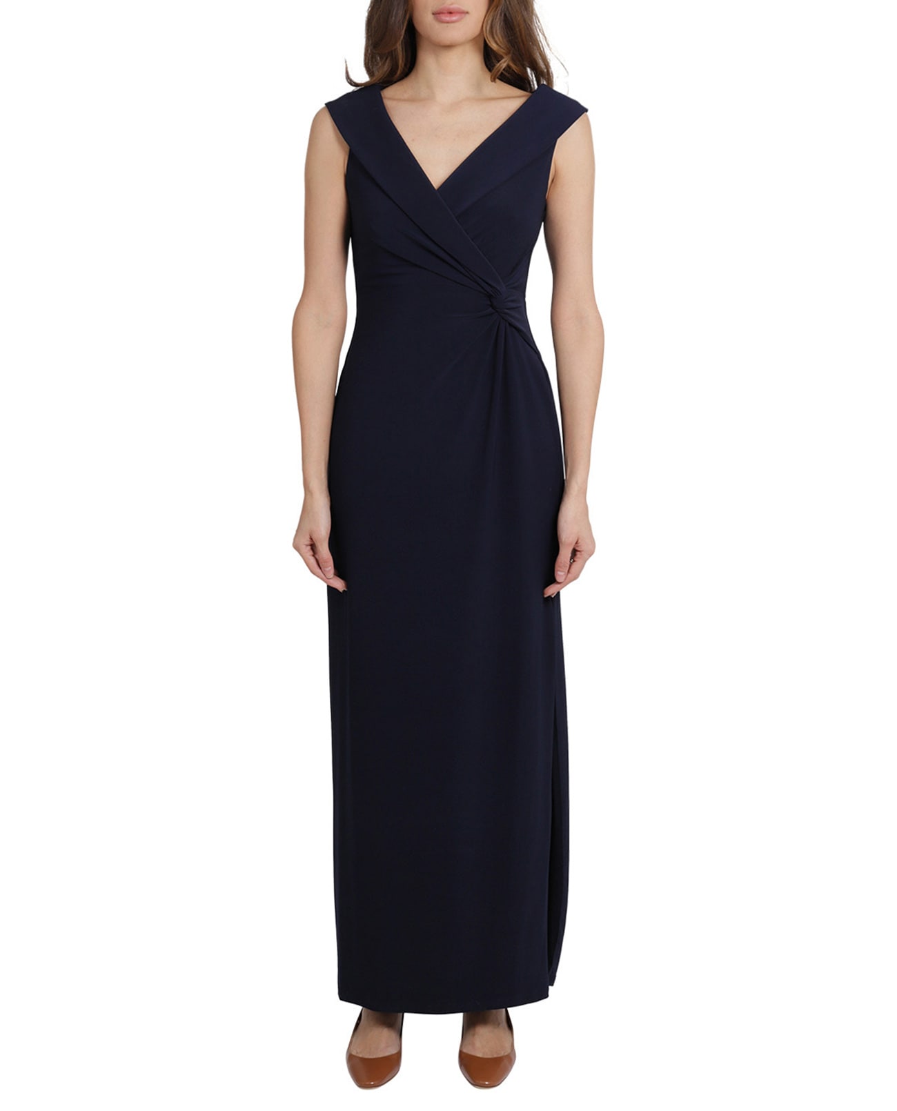 Ralph Lauren Lauren Navy Leonidas Dress | ModeSens