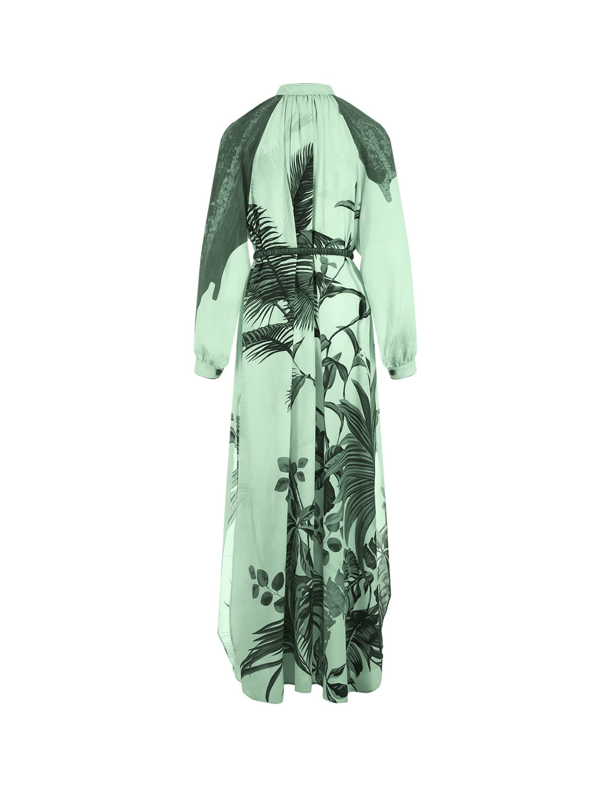 Shop F.r.s For Restless Sleepers Flowers Green Arione Long Dress