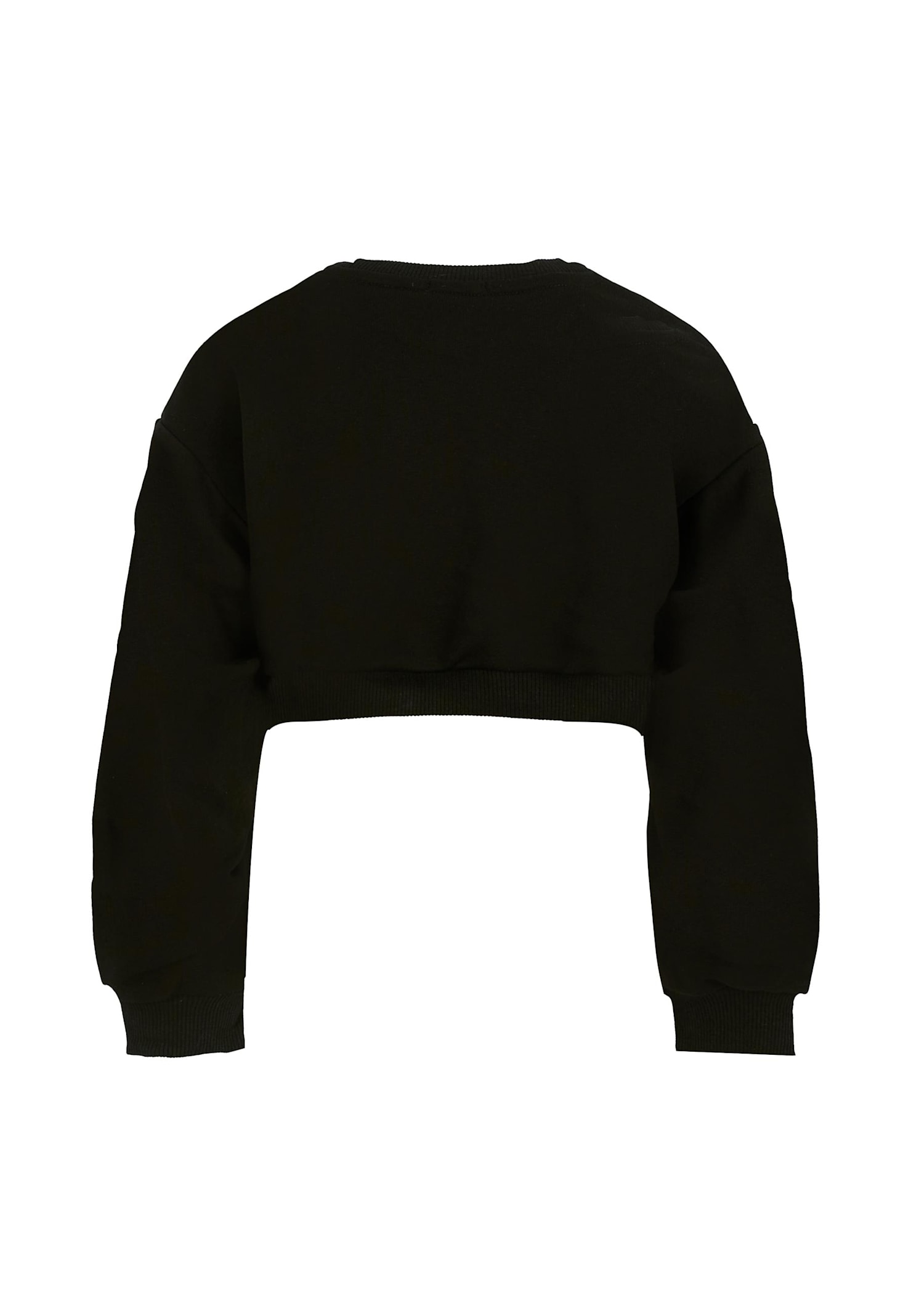 Pinko Logo-embroidery Sweatshirt In Black