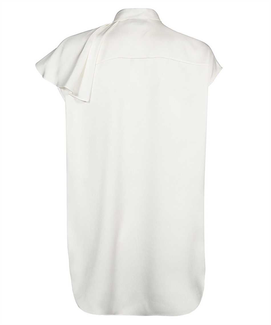 Shop Alexander Mcqueen Silk Blouse In Ivory