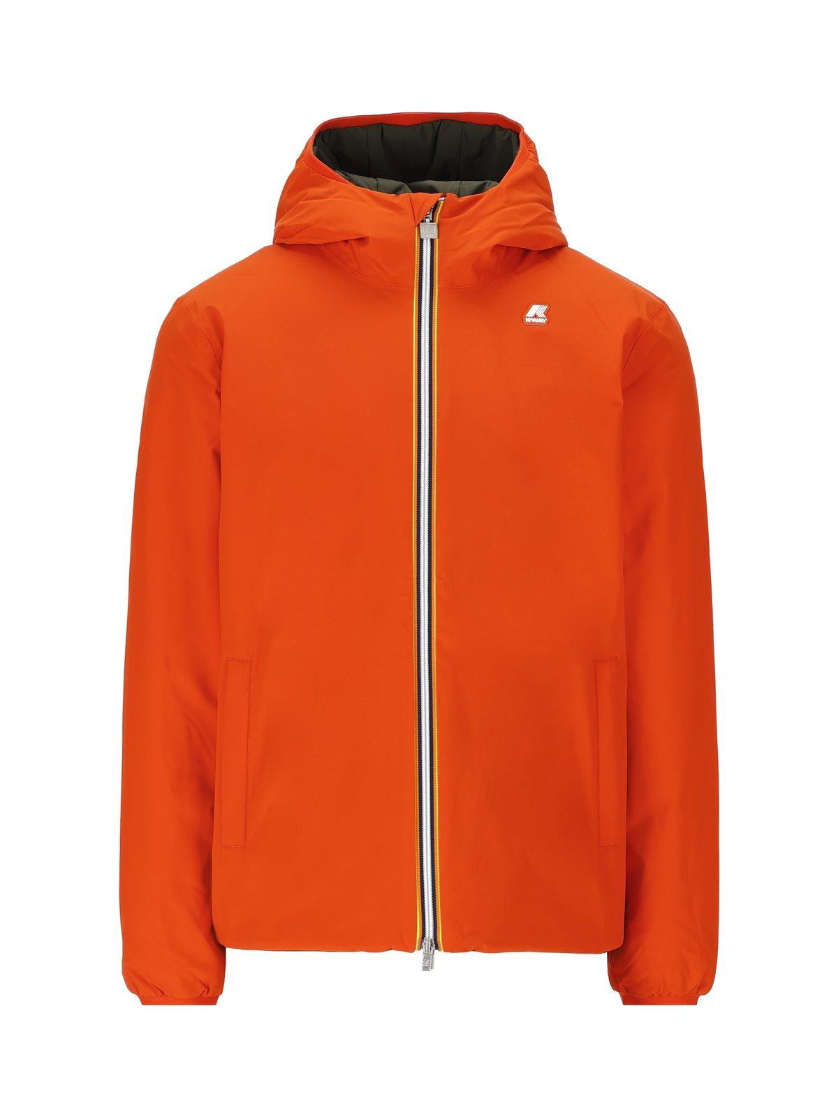 K-way Jack St Warm Reversible Jacket In Orange