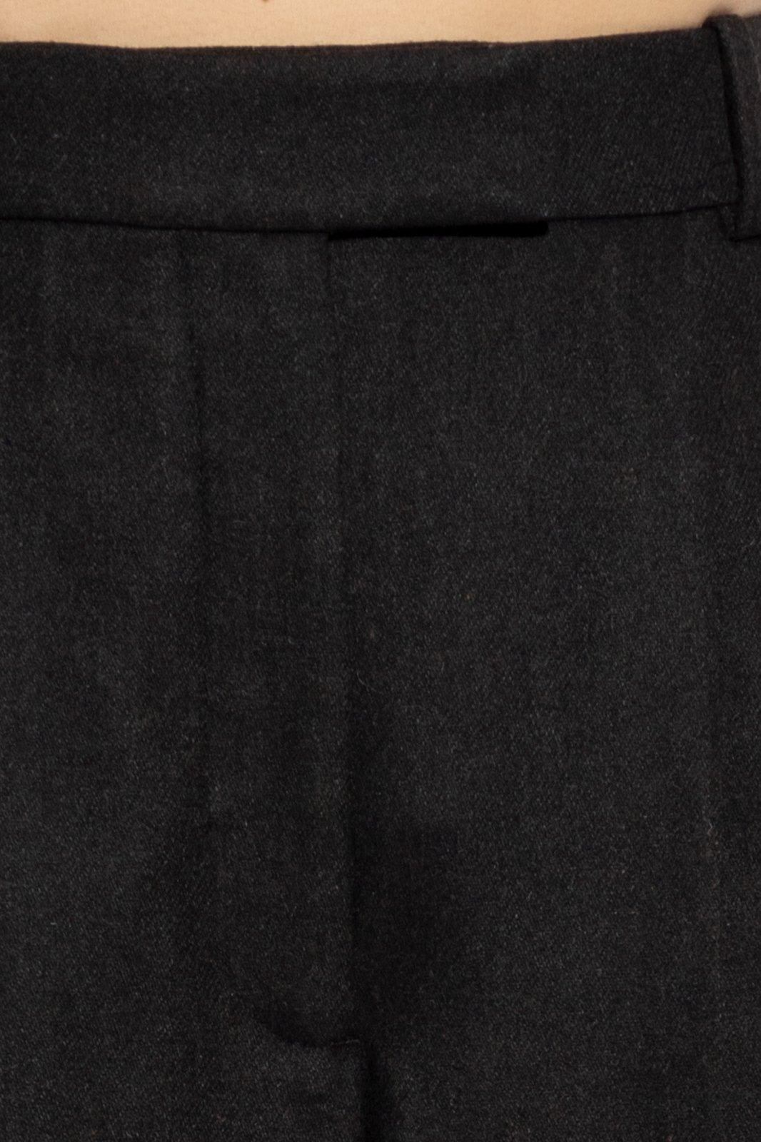 Apc Woarx Wide-leg Trousers In Brown