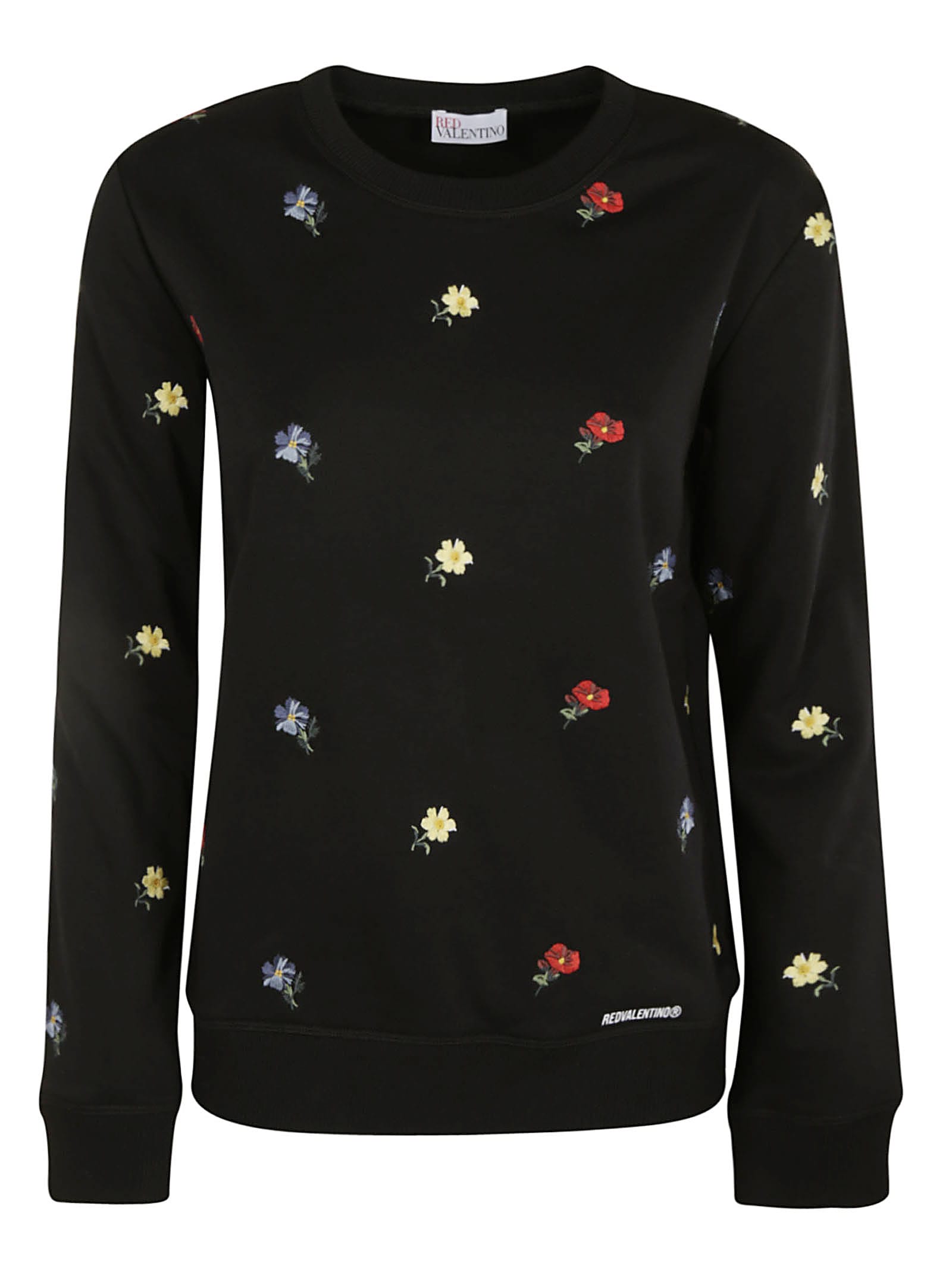 RED Valentino Floral Embroidered Sweatshirt