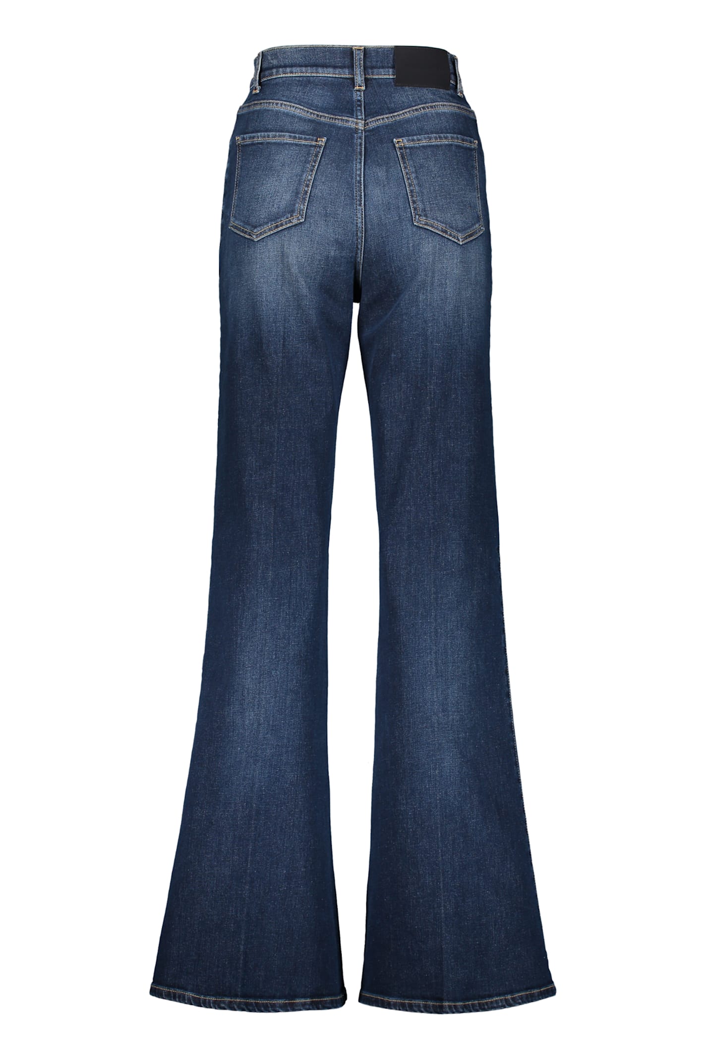 Shop Fabiana Filippi Jeans In Notte