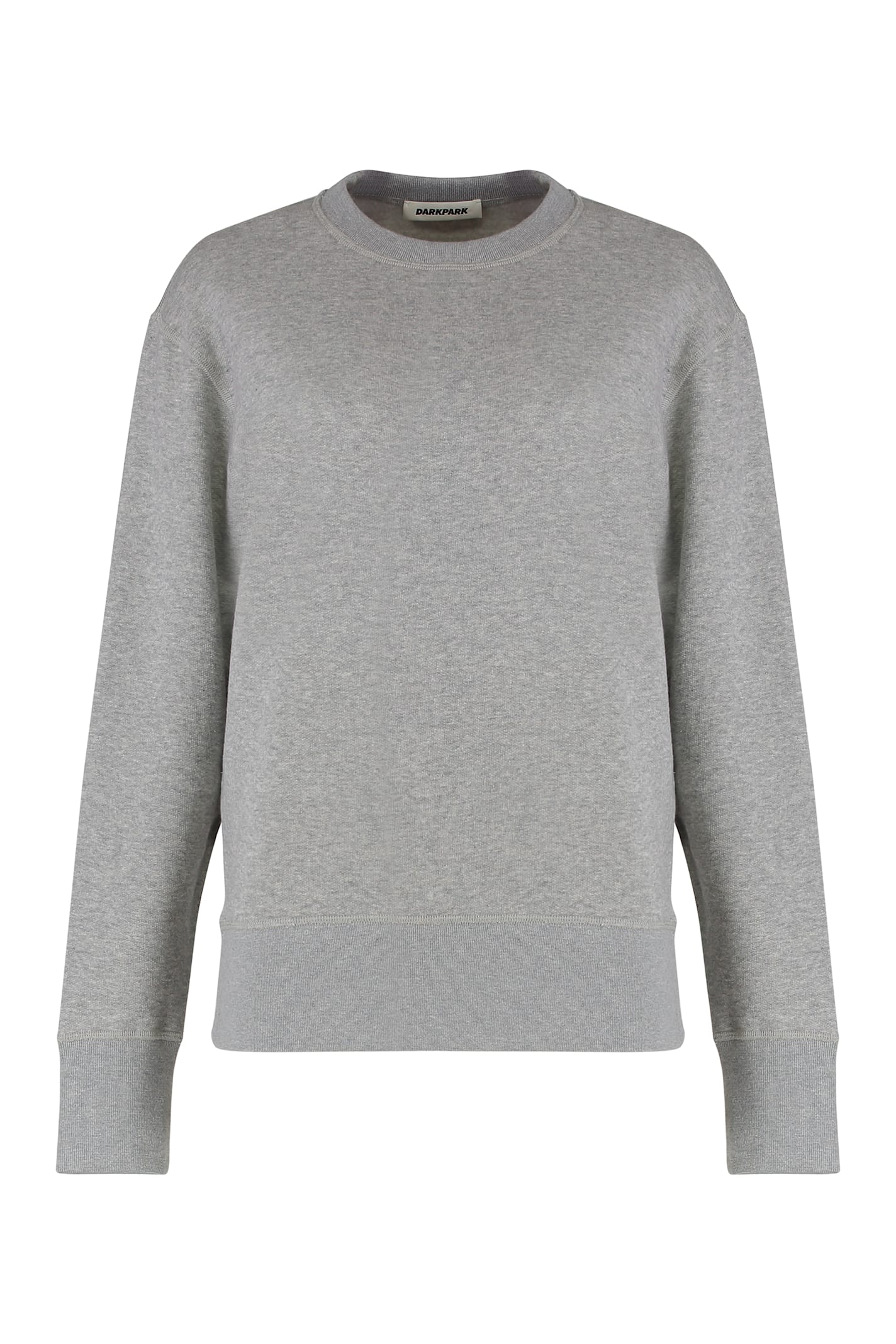 Darkpark Crewneck Sweater Dont Take Me Off Ever In Jersey In Gray