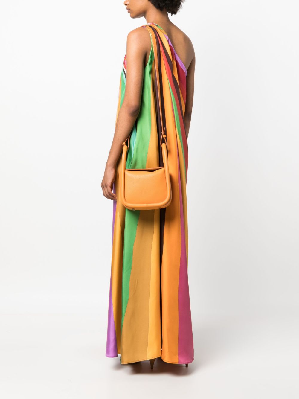 Boyy Wonton 20 Pebble Leather Handbag In Orange