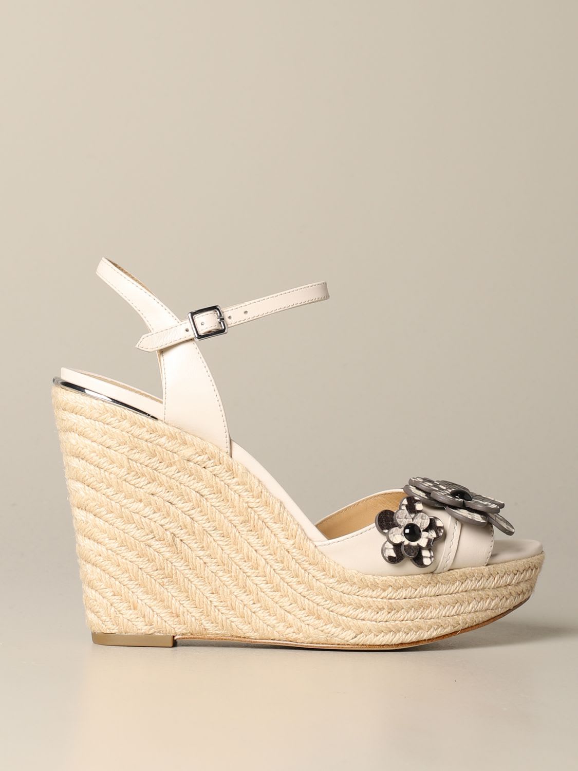 michael kors white high heels