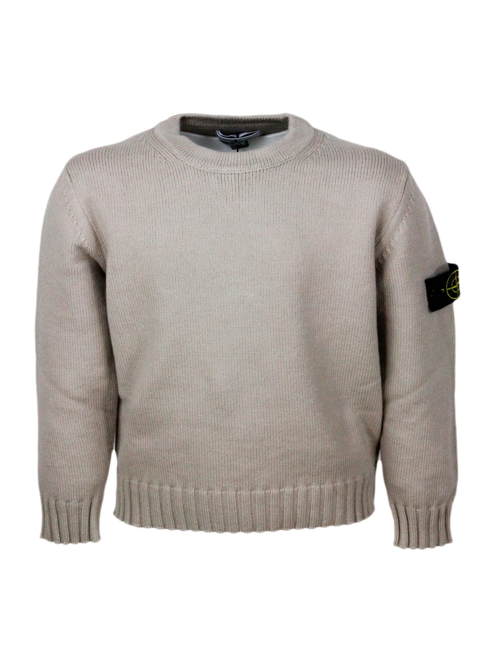 Stone Island Kids' Sweater In Brown