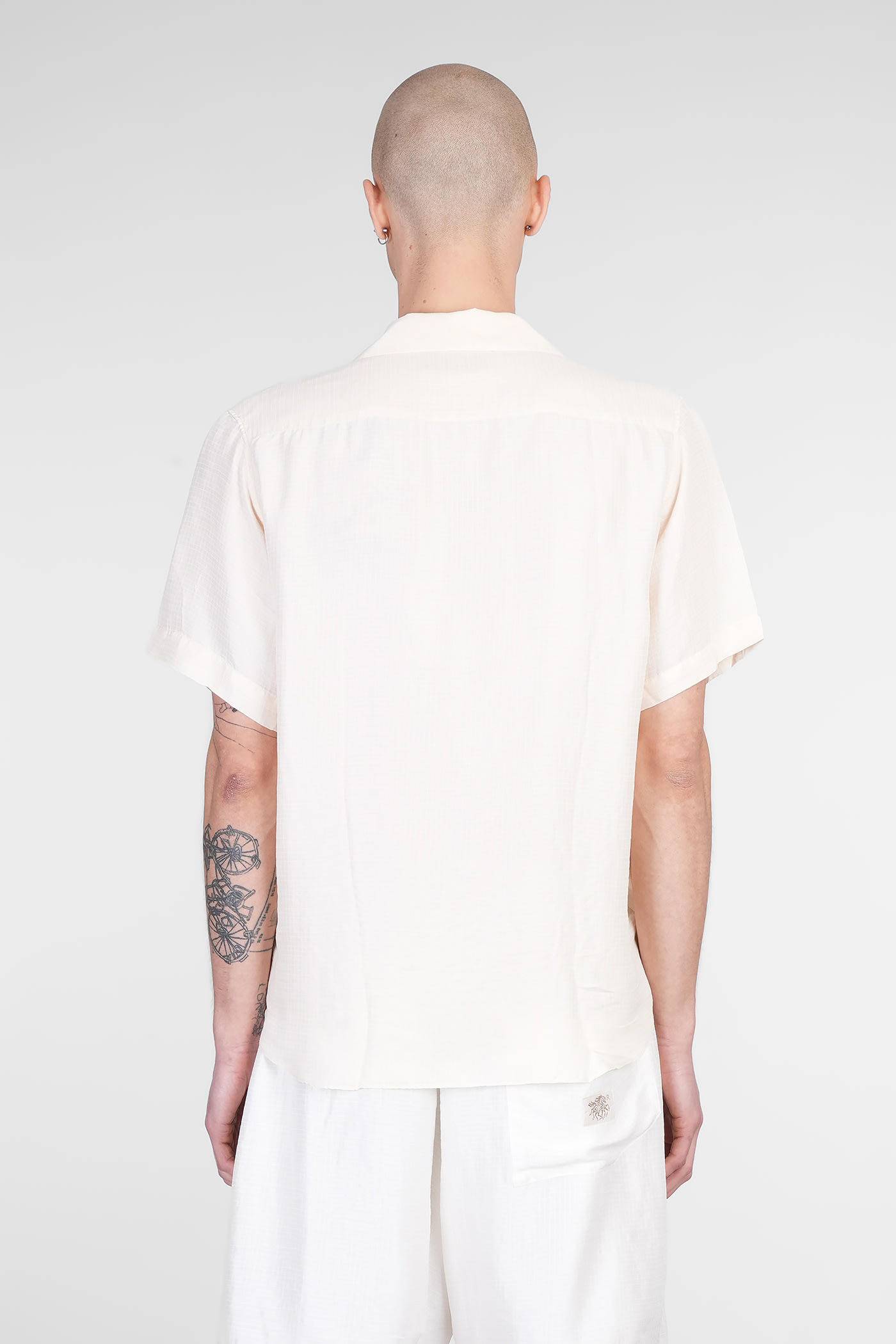 Ranra Sun Shirt In Beige Silk