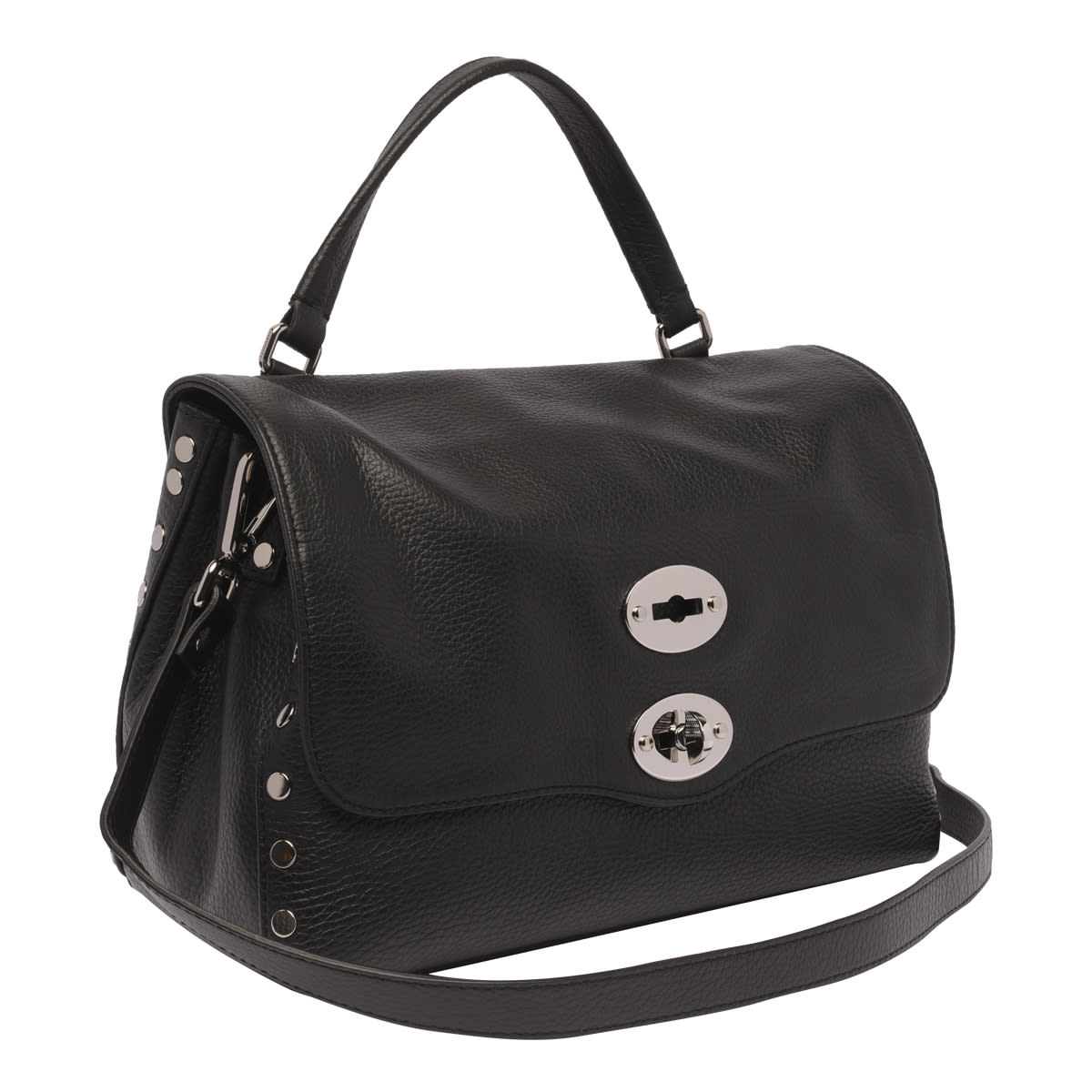 Zanellato Daily Postina Handbag In Black