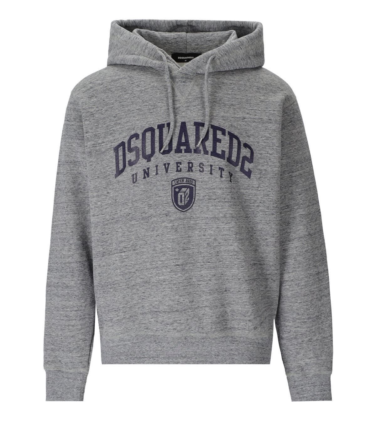 Shop Dsquared2 Hooded Sweatshirt In Grigio