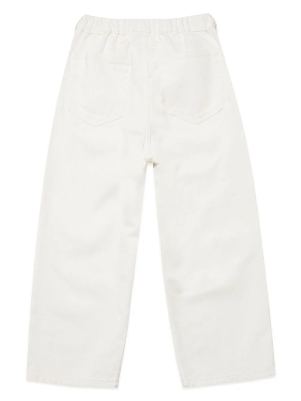 Shop Mm6 Maison Margiela Pants In White