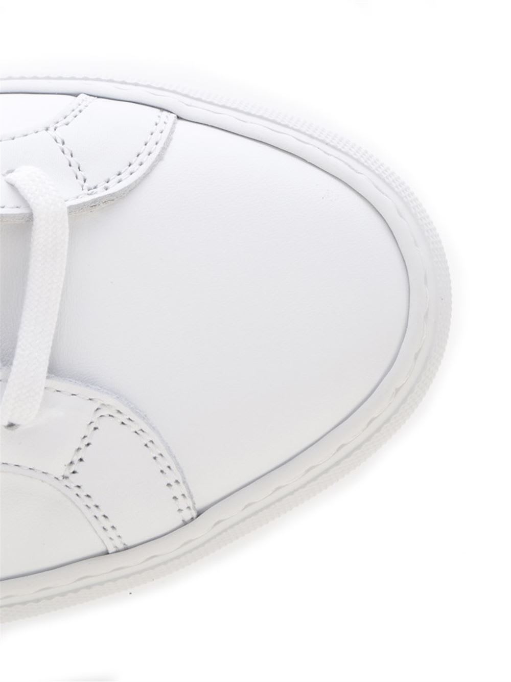 Common Projects White Leather Achille Low Sneakers In White