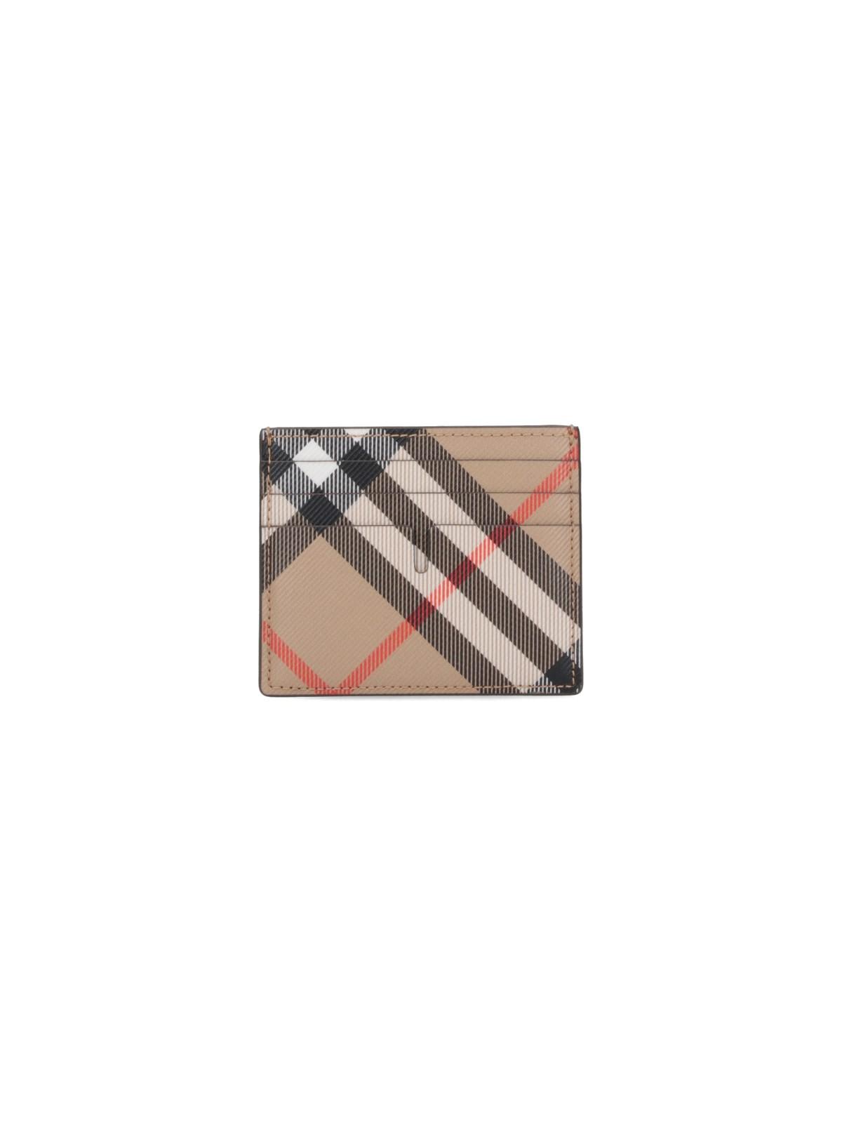 BURBERRY VERTICAL CARD HOLDER CHECK