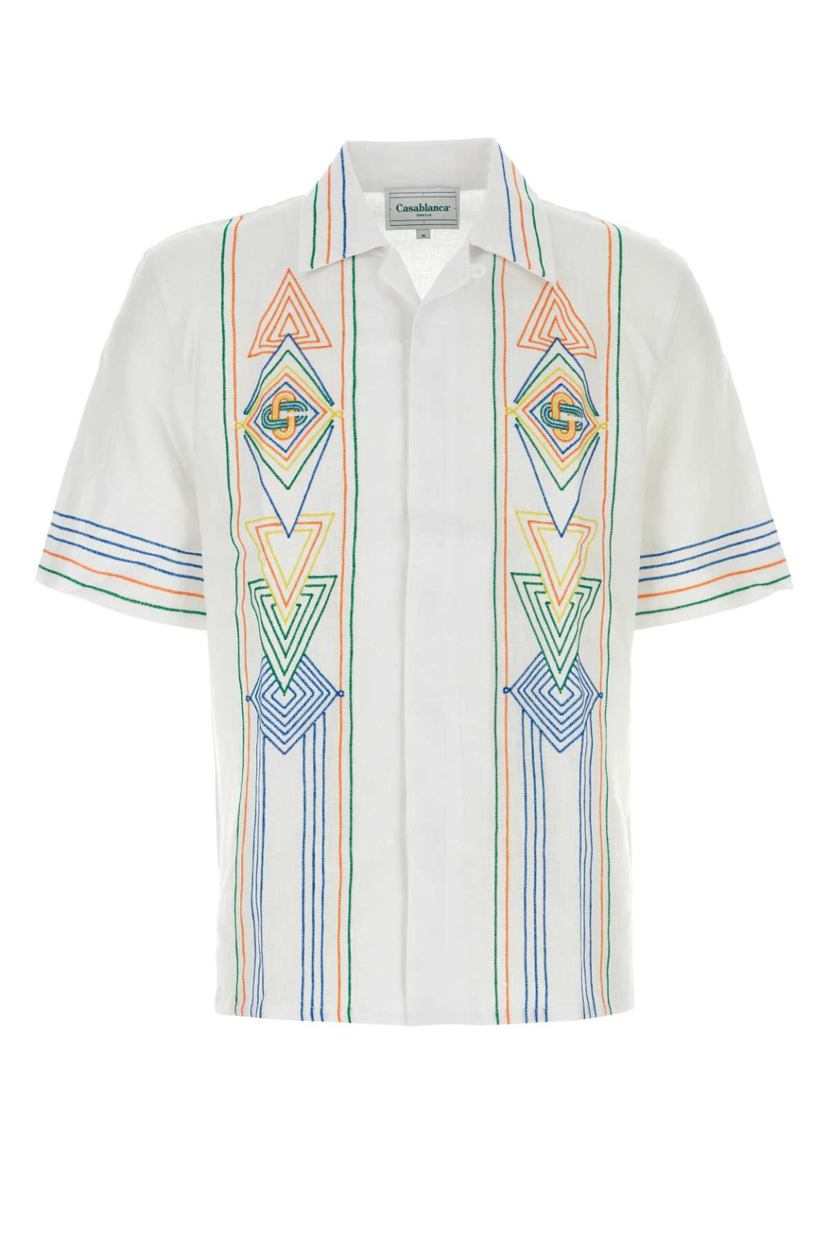 Casablanca White Linen Shirt