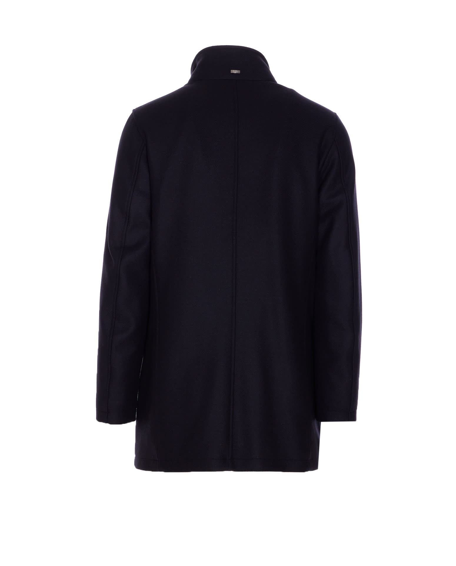 Herno Eco Fur Coat In Black