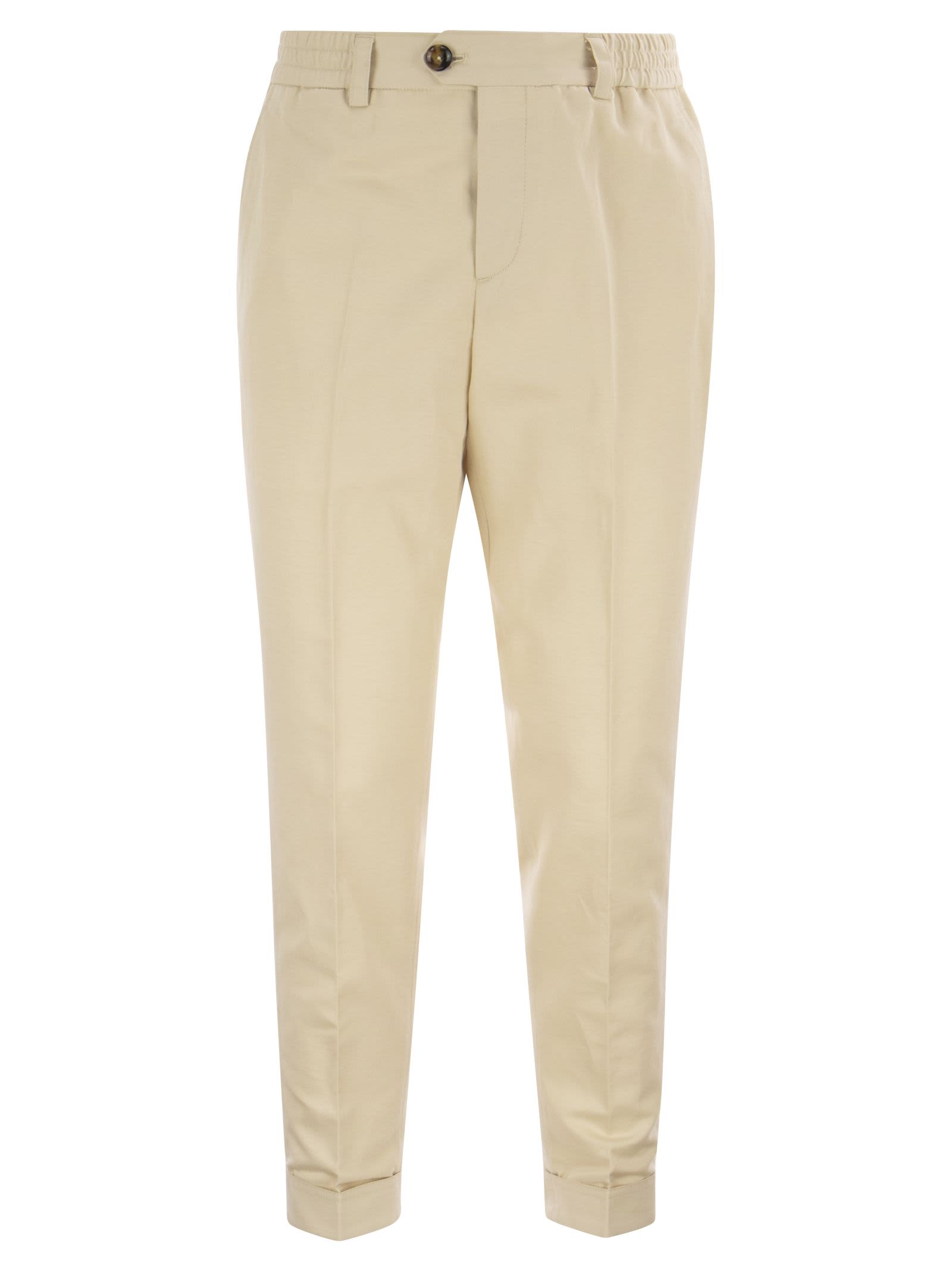 Pt01 Reworked Cotton And Linen Trousers