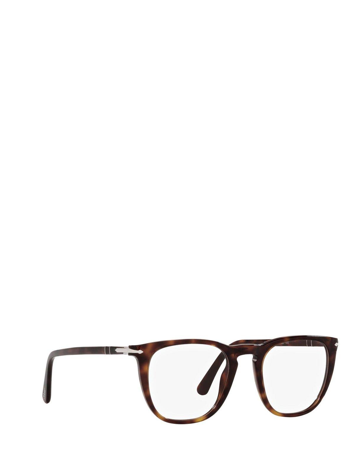 Shop Persol Square Frame Glasses In 24