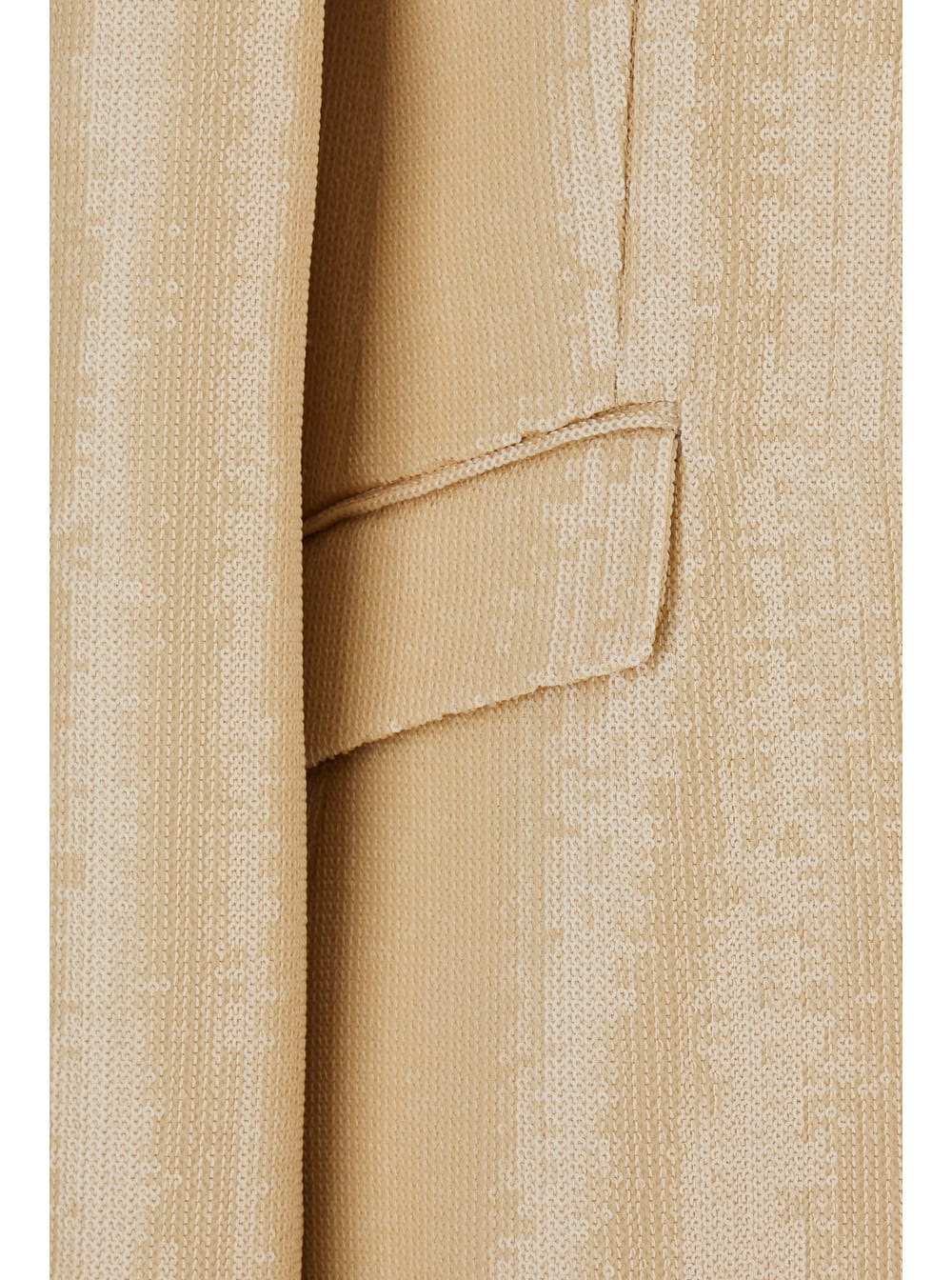 Federica Tosi Beige Jacket With All-over Sequins In Tech Fabric In Beige