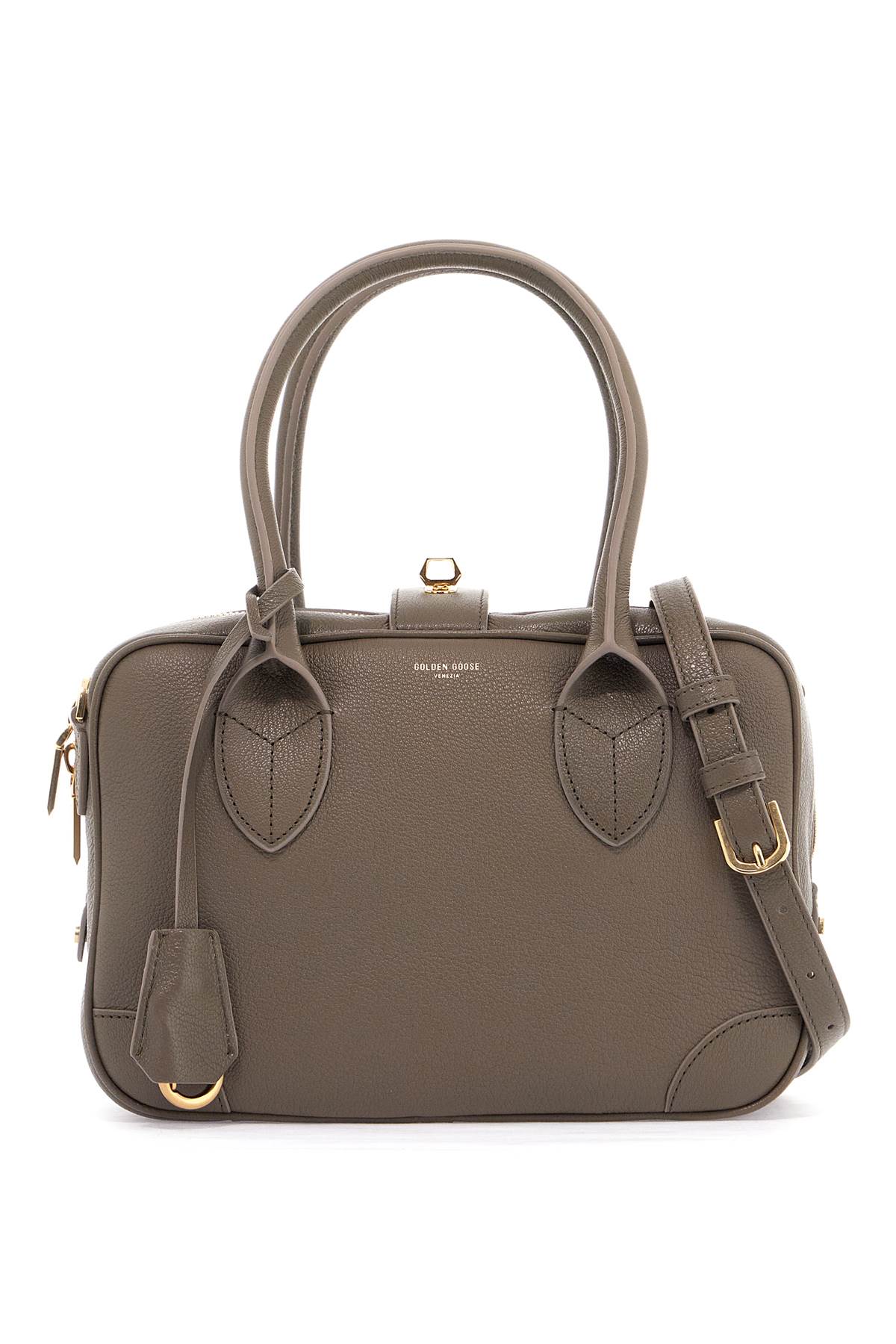 GOLDEN GOOSE LEATHER HANDBAG FOR EVERYDAY USE. 