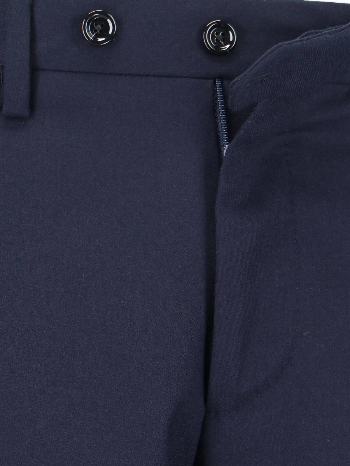 Lardini Double-breasted Virgin Wool Suit In Blue