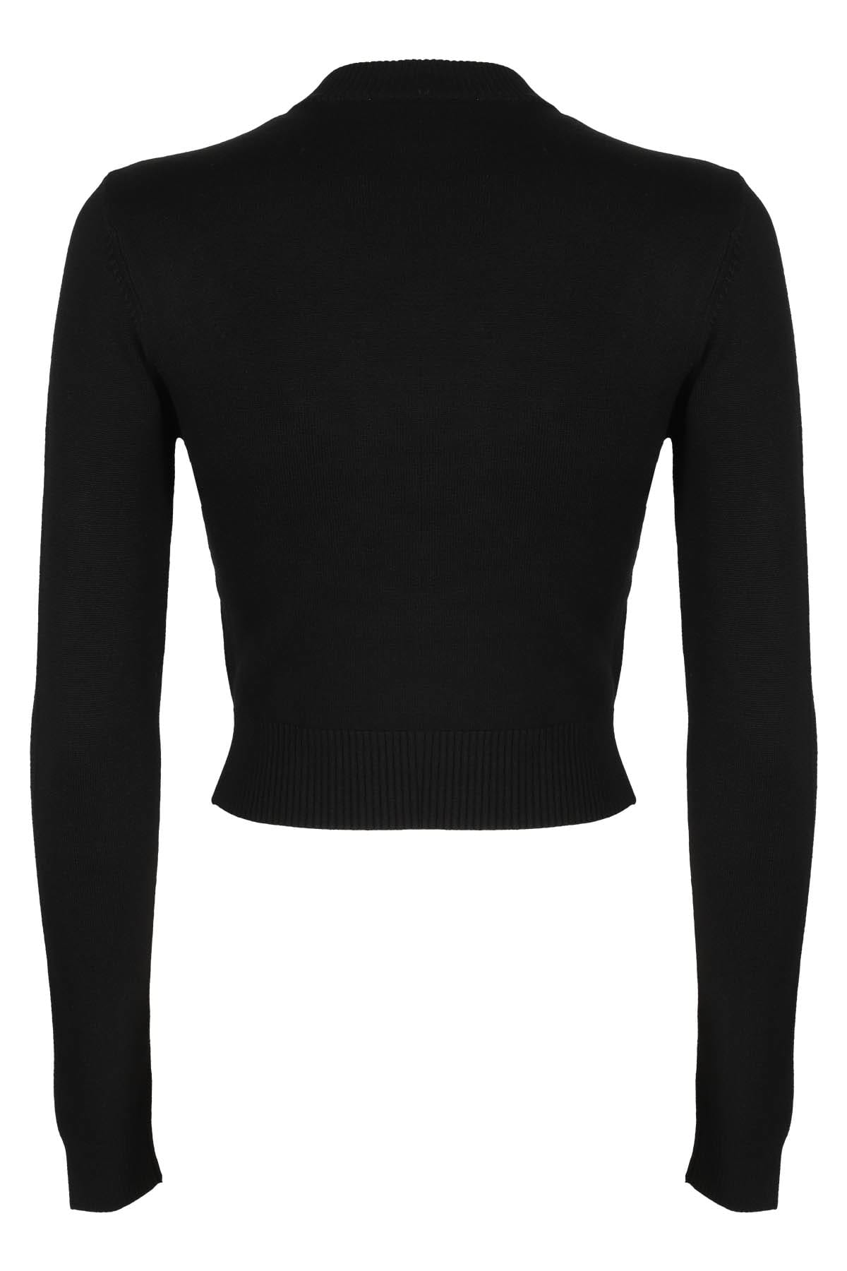 Shop Chiara Ferragni Girls Knit In Black
