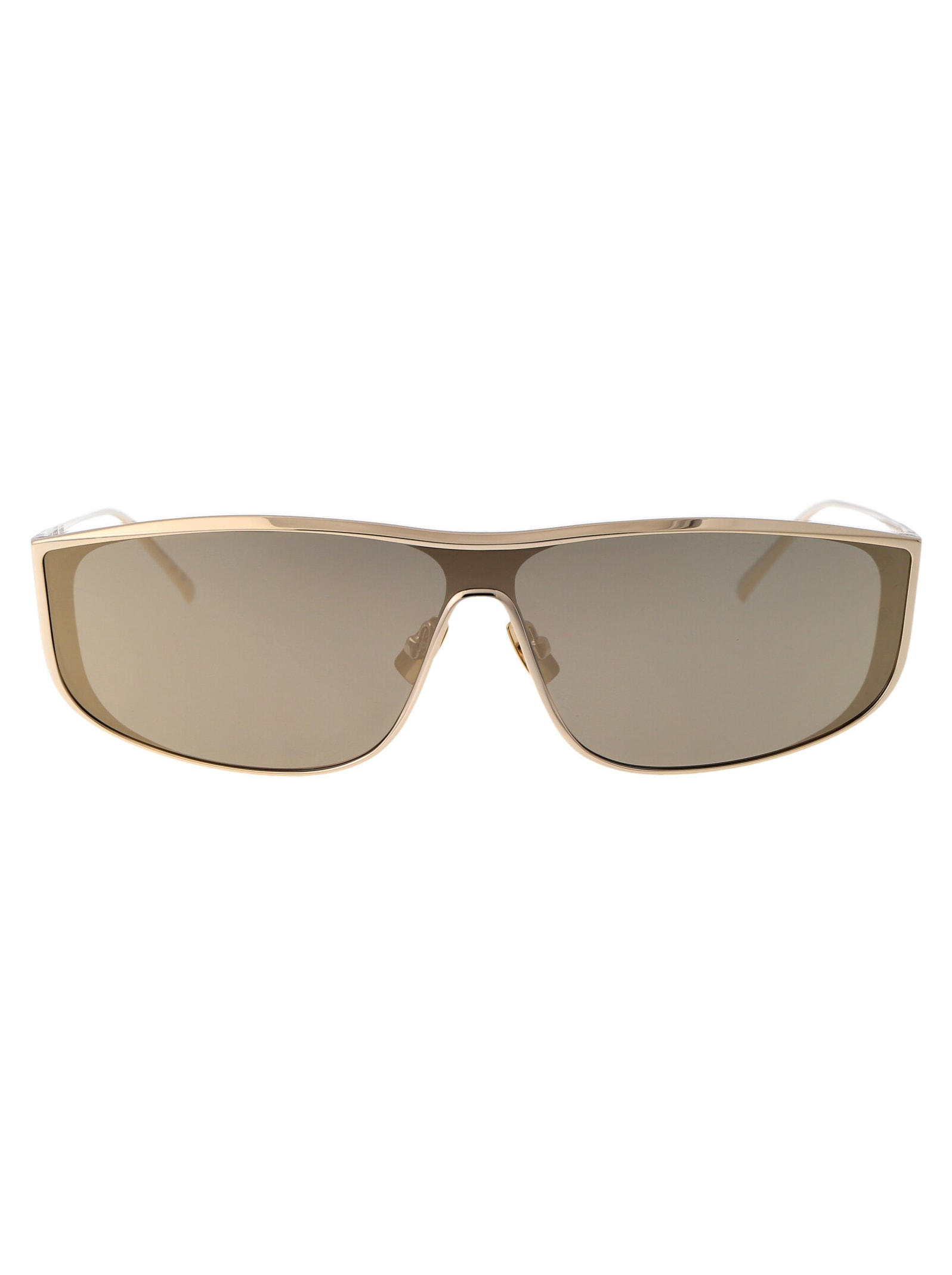 Saint Laurent Sl 605 Luna Sunglasses In Brown