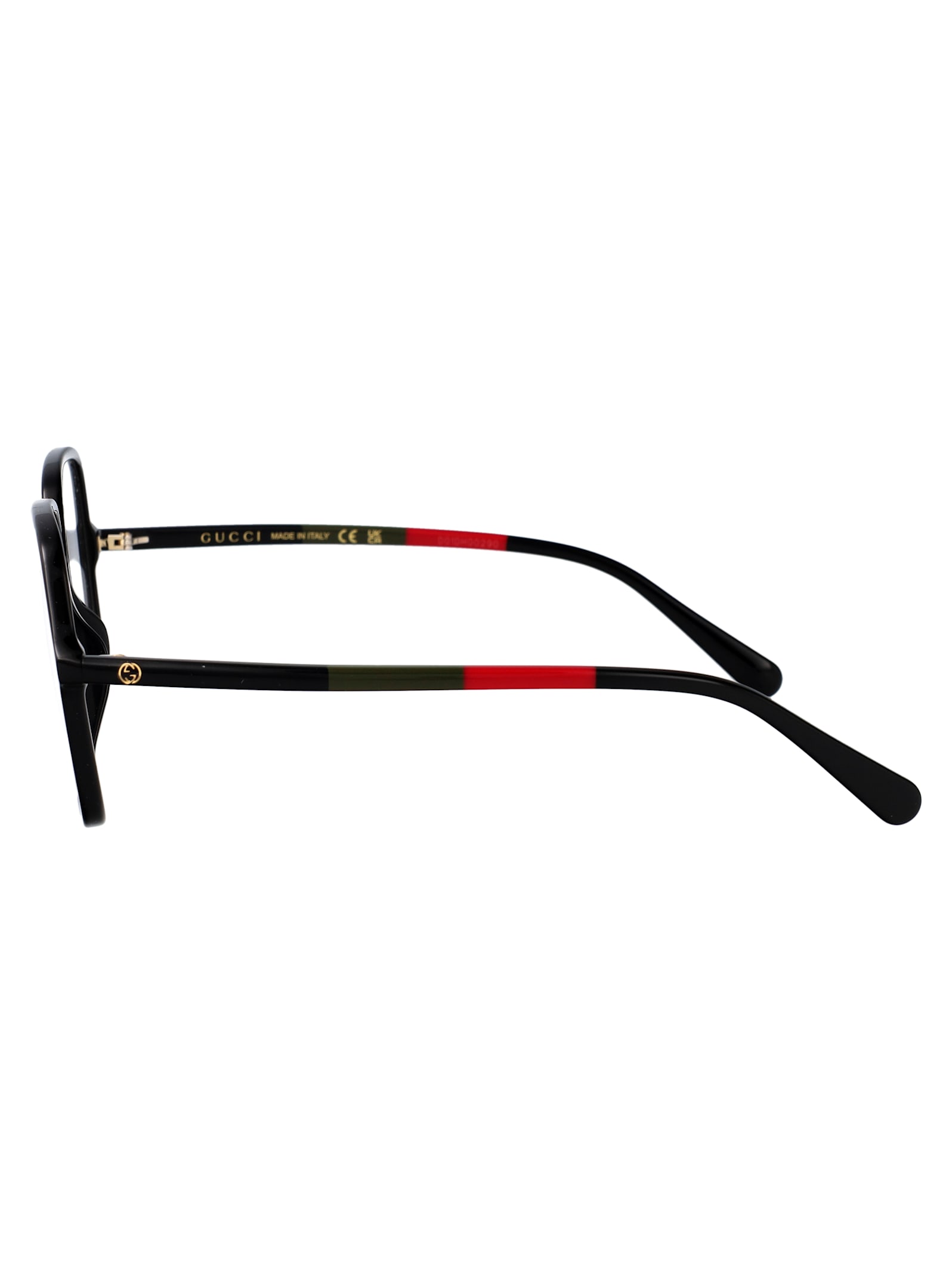 Gucci Gg1271o Glasses In Black-black-transparent