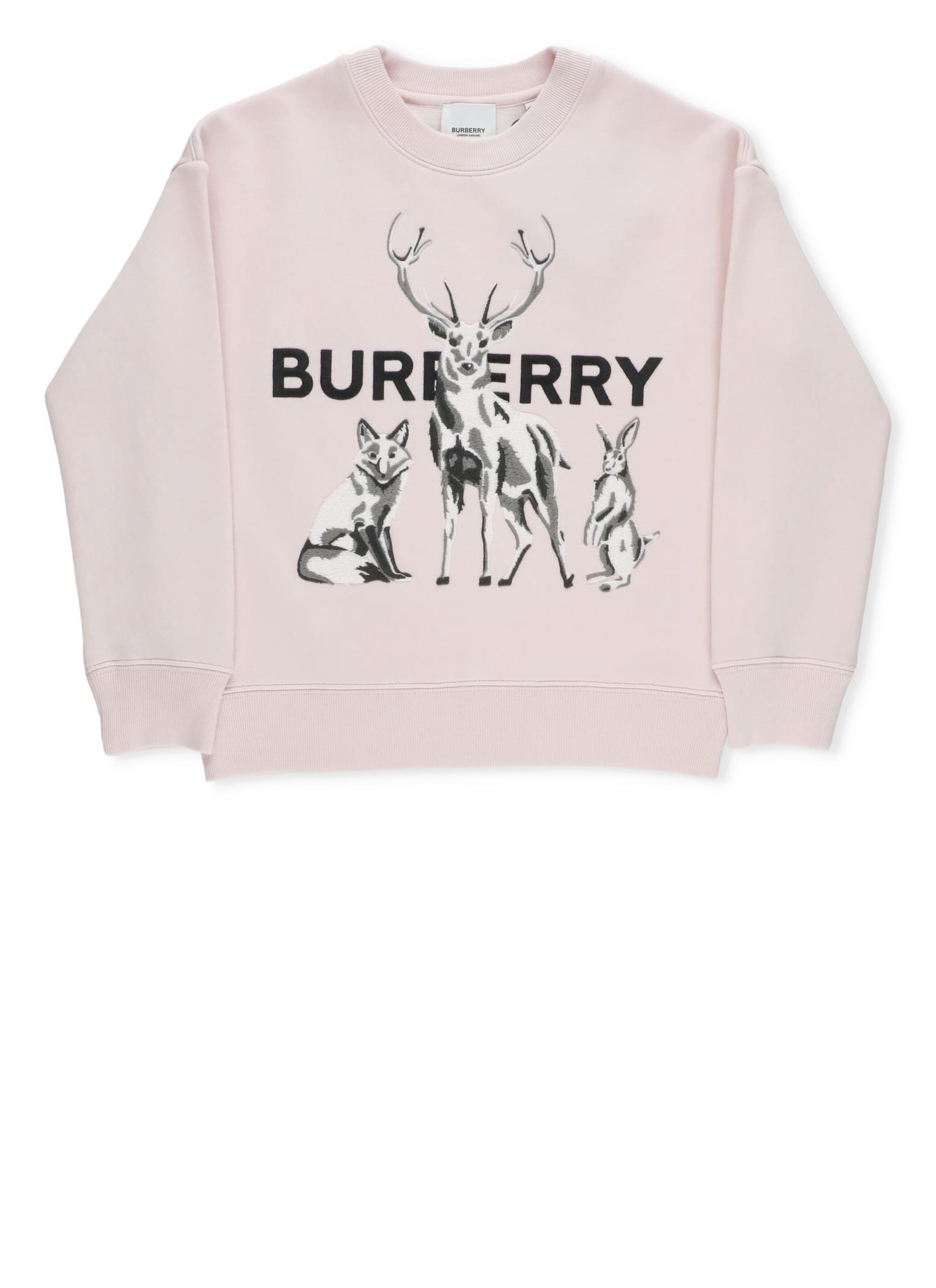 Burberry Sweatshirt With Logo And Embroideries