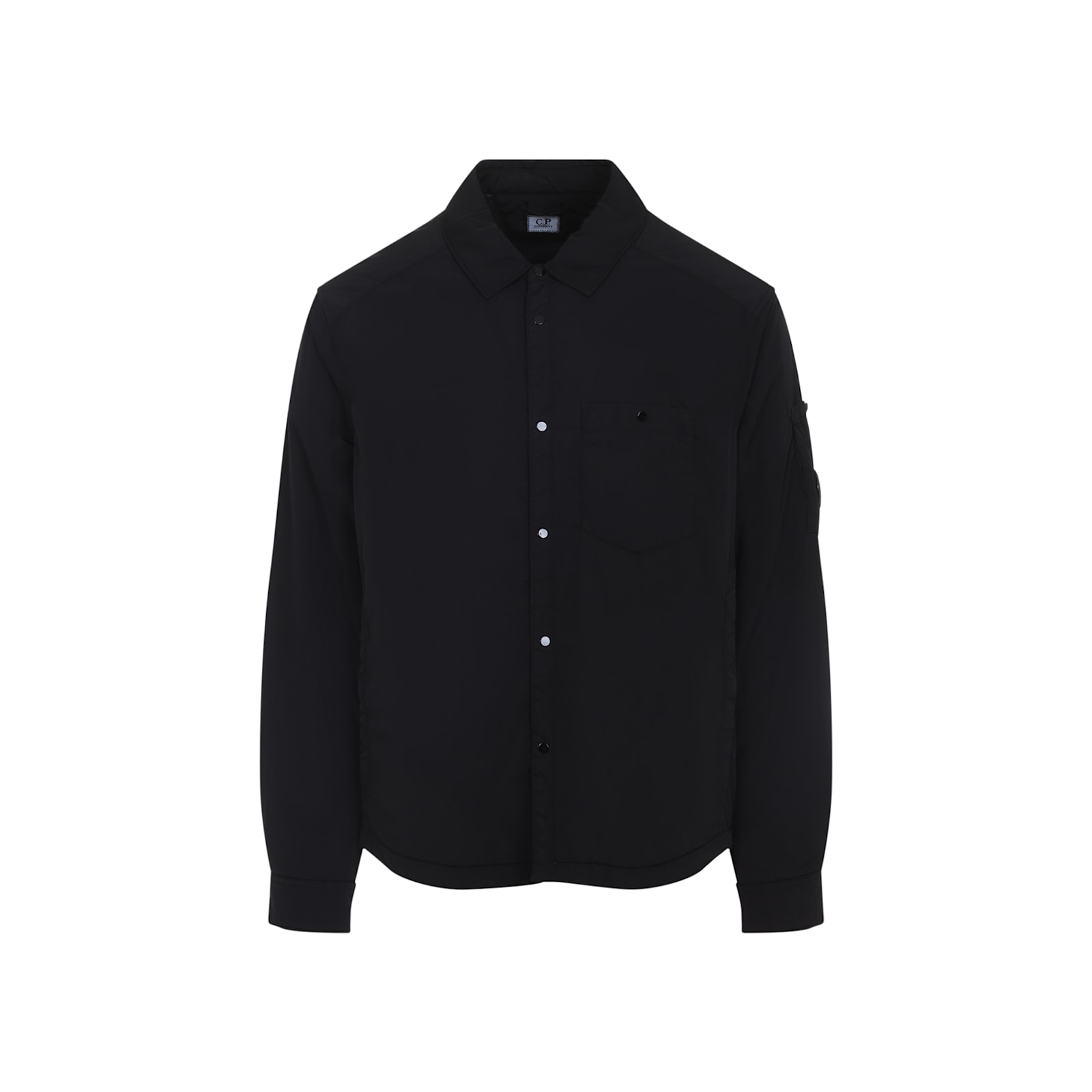 C.p. Company Lightweight Polyamide Jacket With Tailored Fit In Black