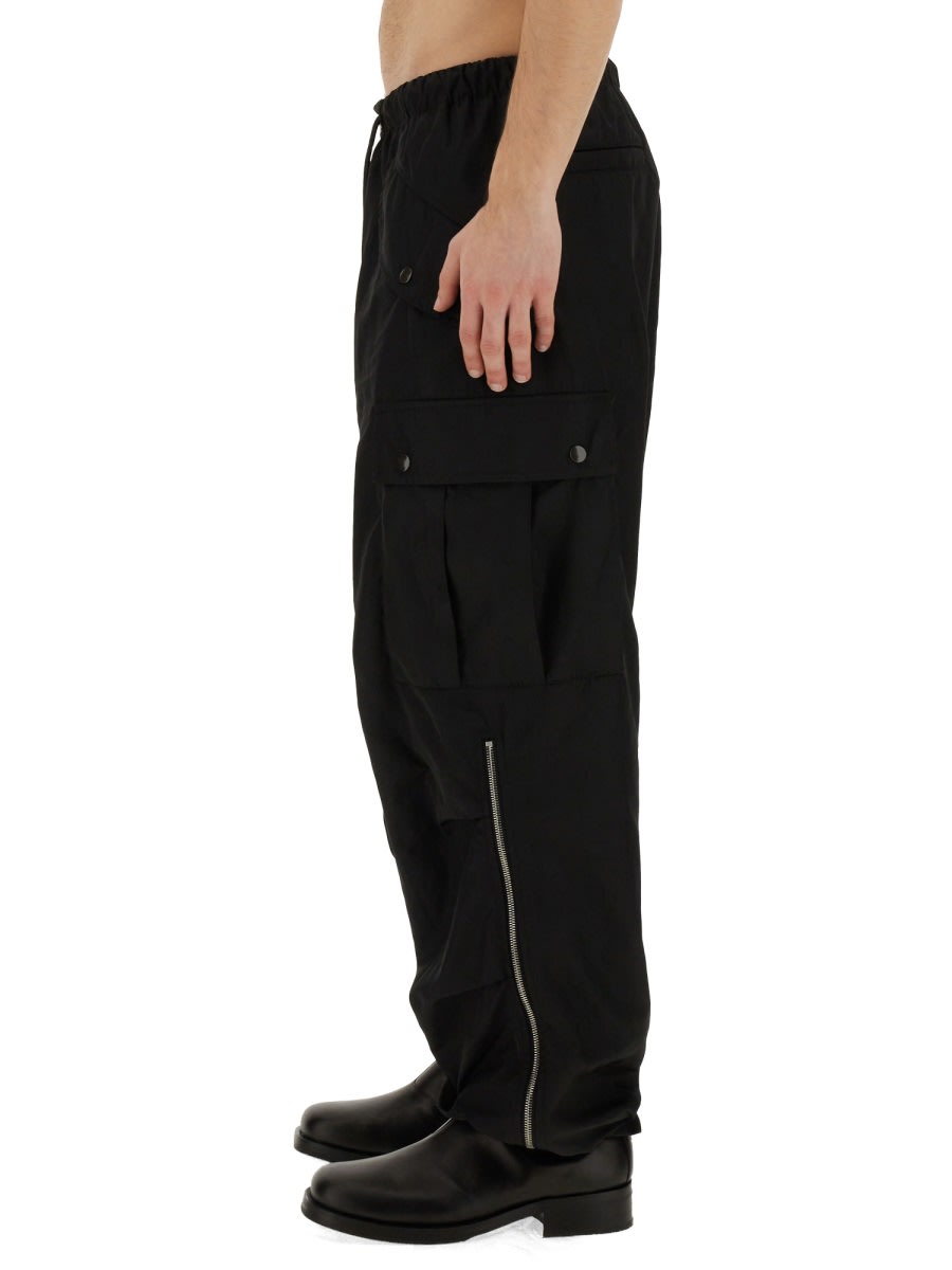 Shop Dries Van Noten Cargo Pants In Black
