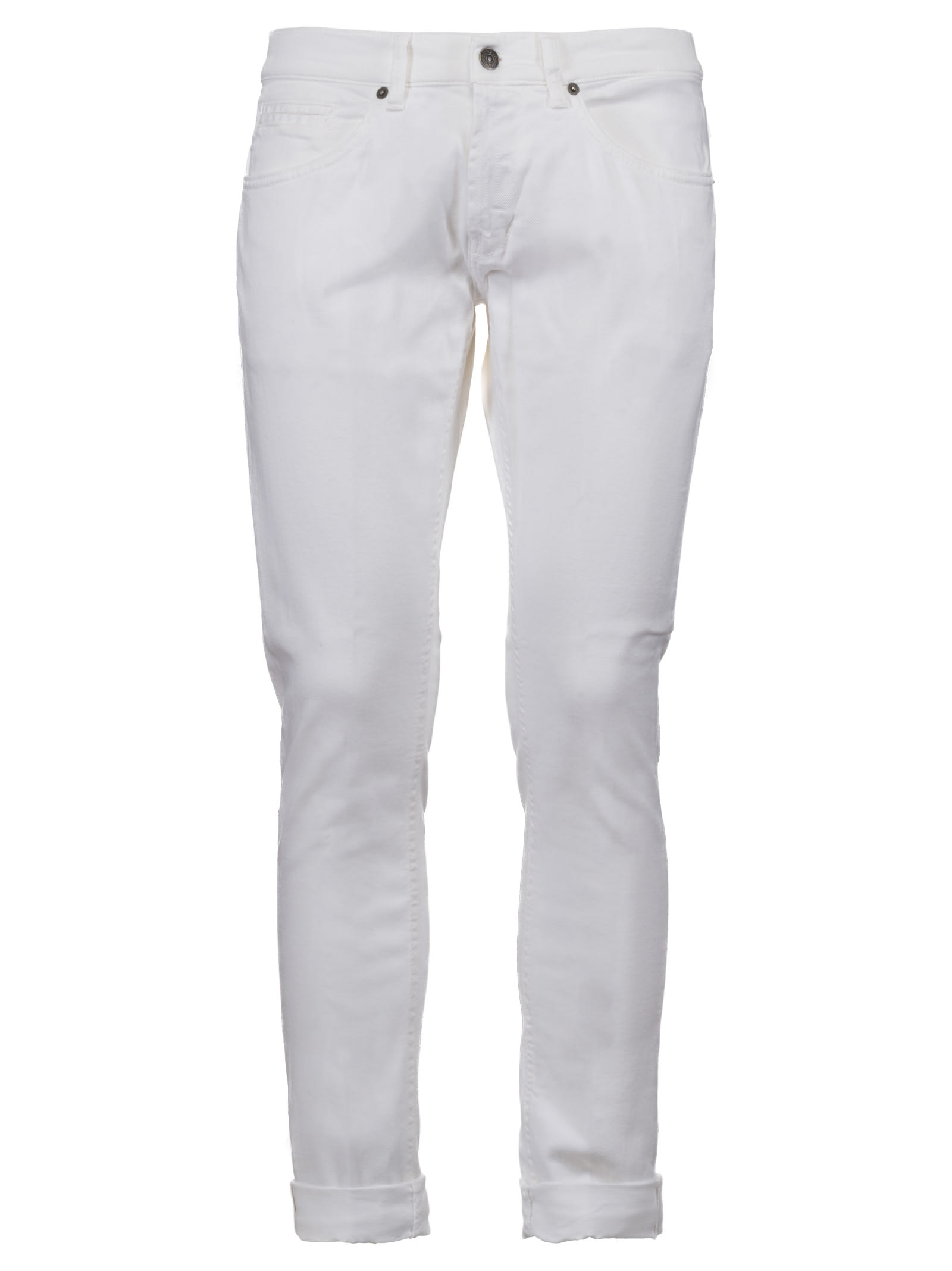 Shop Dondup Jeans George In Bianco