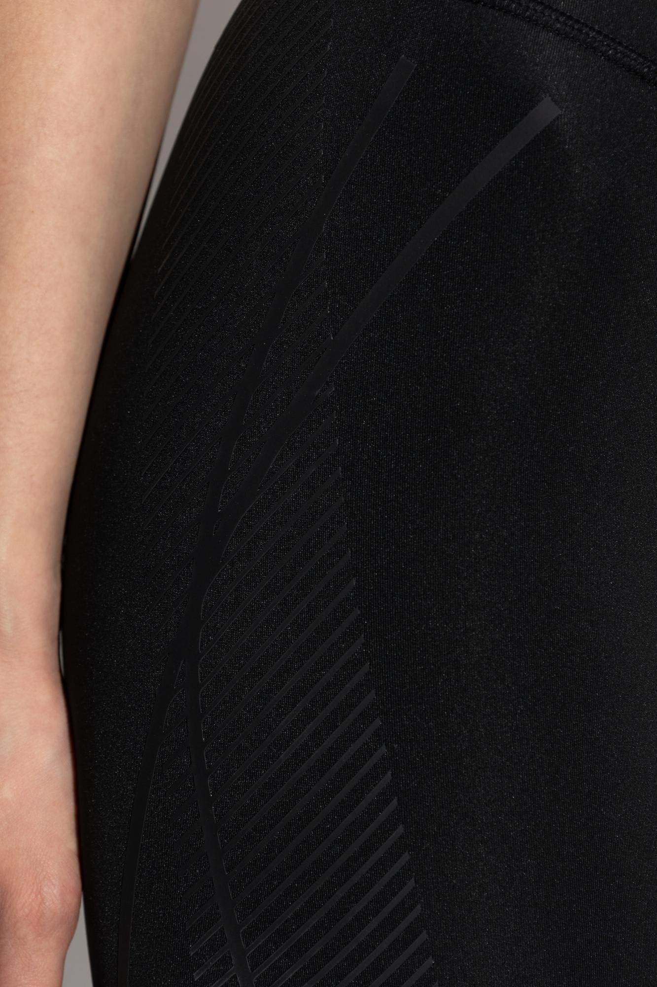 Adidas By Stella Mccartney Truepace Cold.rdy Stretch Recycled Leggings In Black