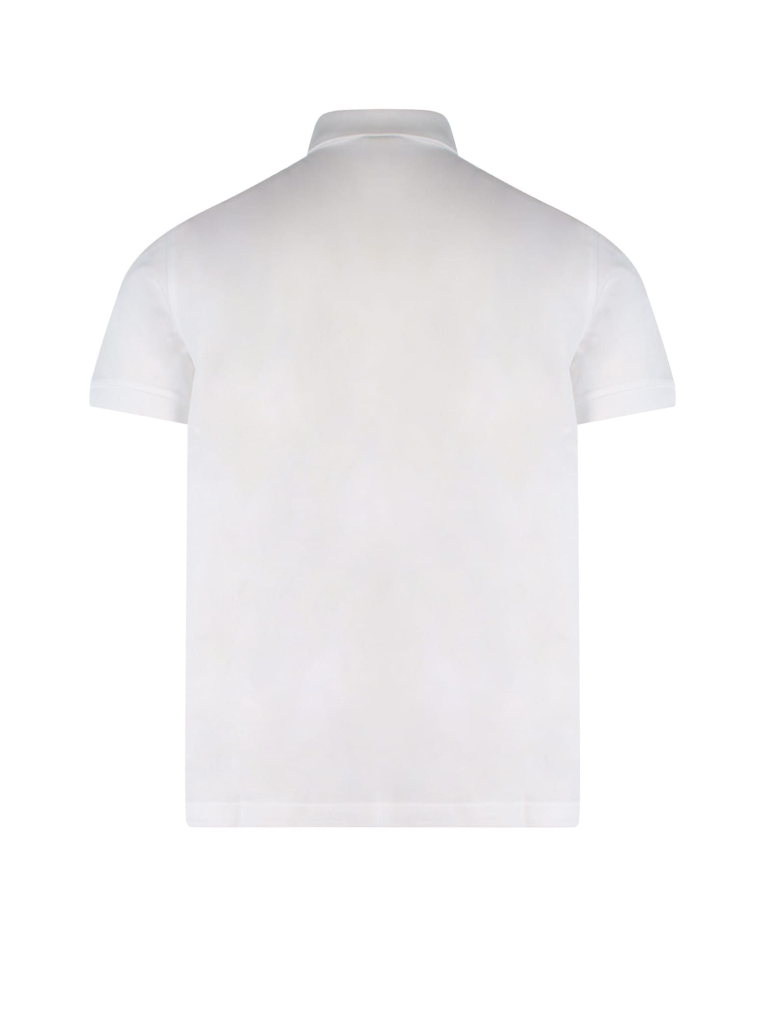 Shop Saint Laurent Polo Shirt In White